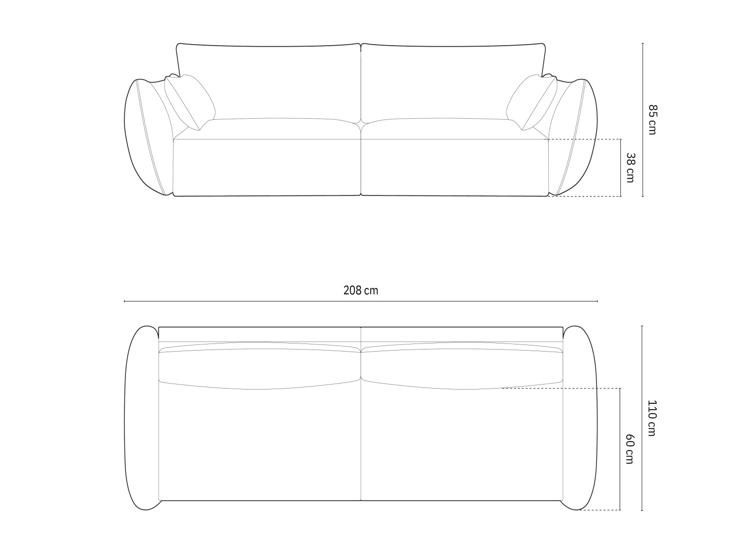 Canapea Belenoe 101 (Bluvel 19)