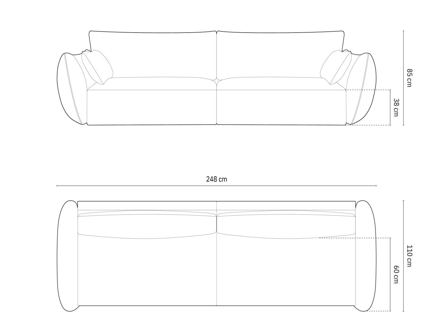 Canapea Belenoe 102 (Bluvel 22)