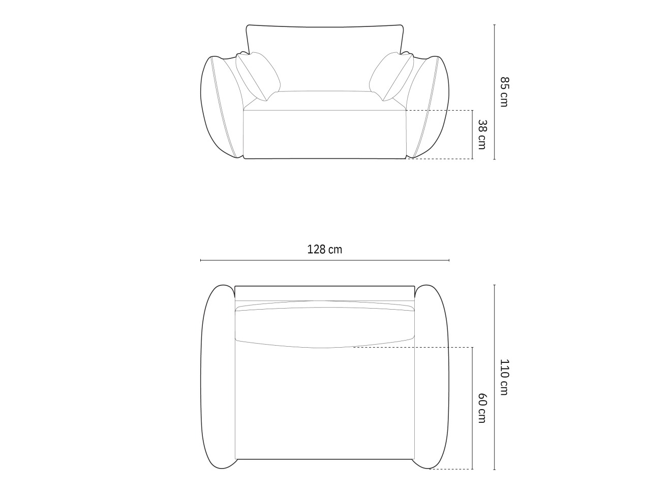Fotoliu Belenoe 103 (Bluvel 40)