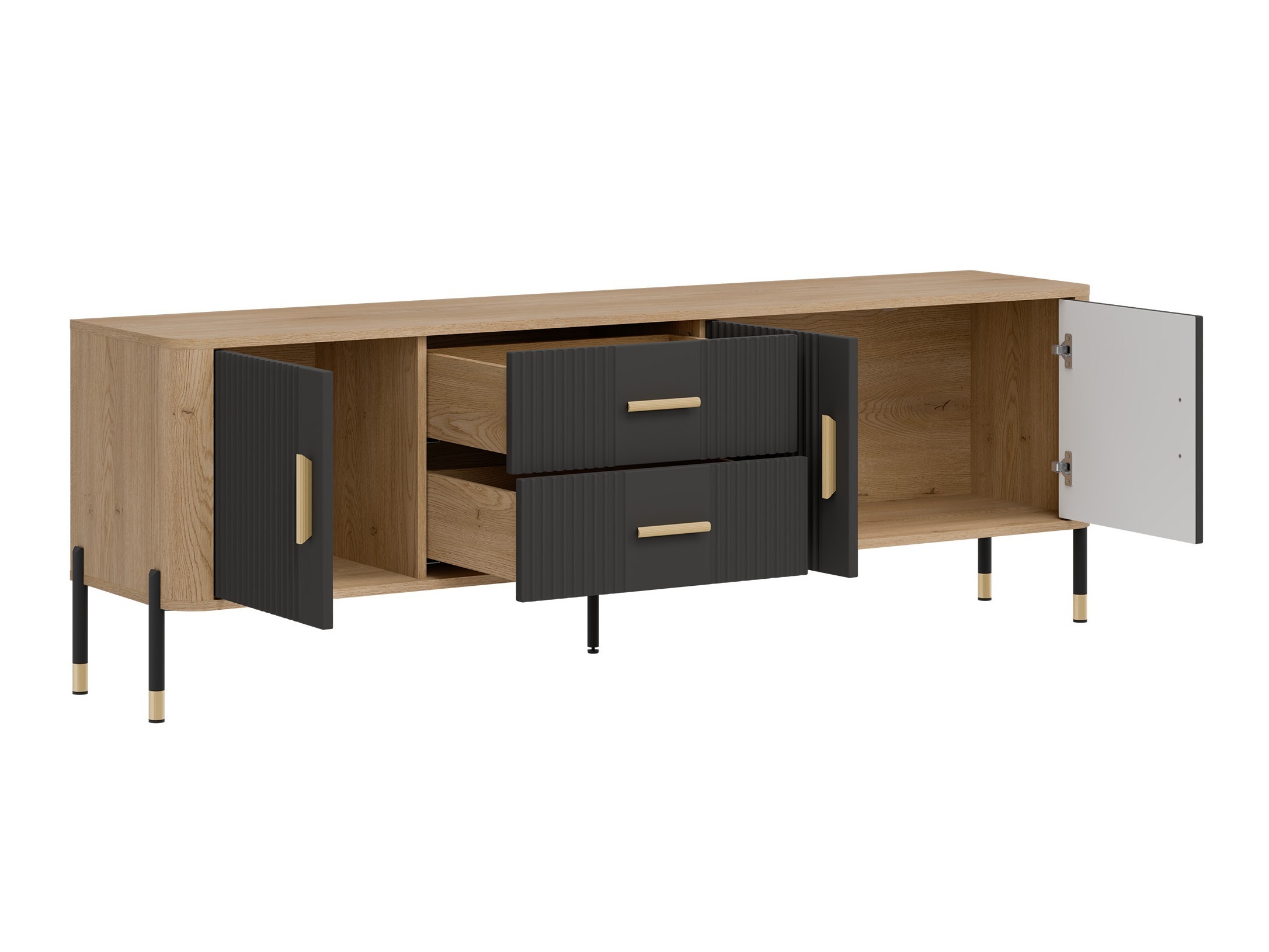 Set de living Flosora 148 (Antracit)