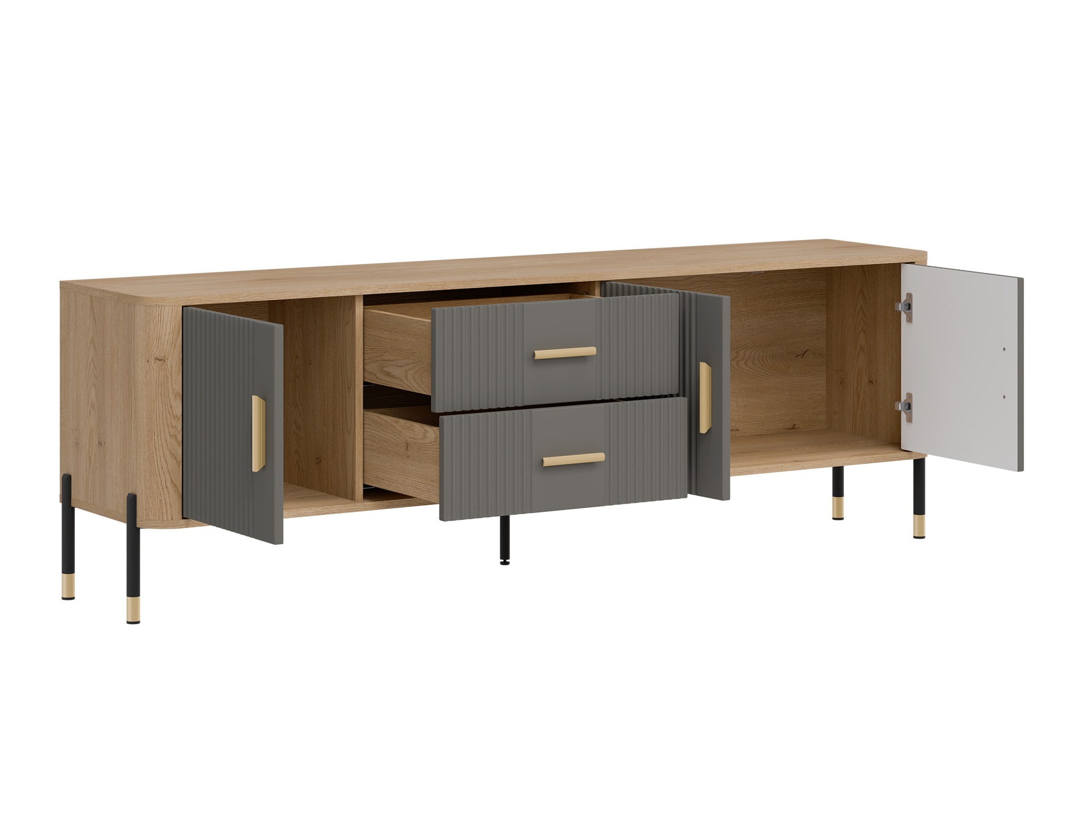 Set de living Flosora 148 (Gri)