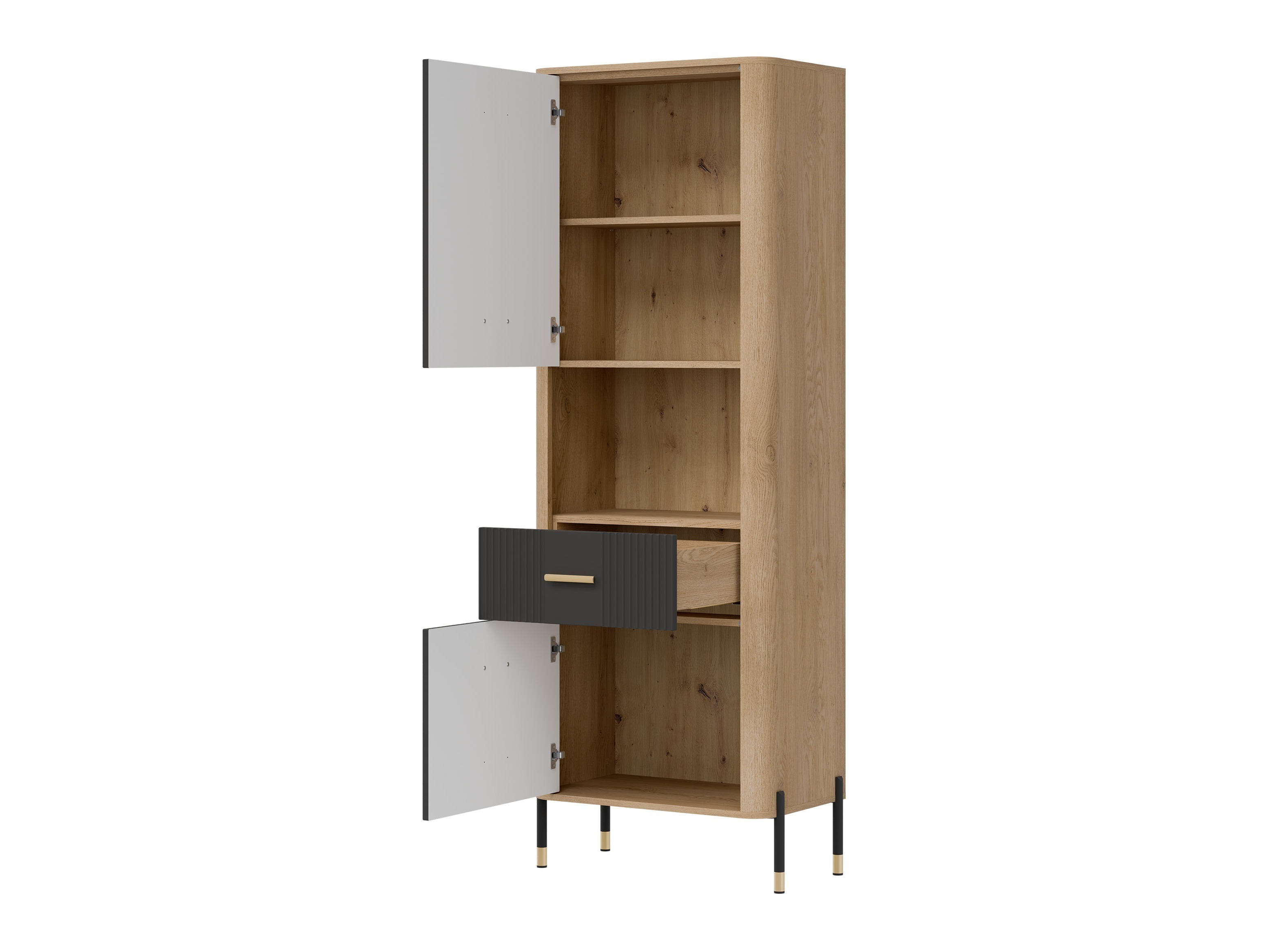 Set de living Flosora 149 (Antracit)