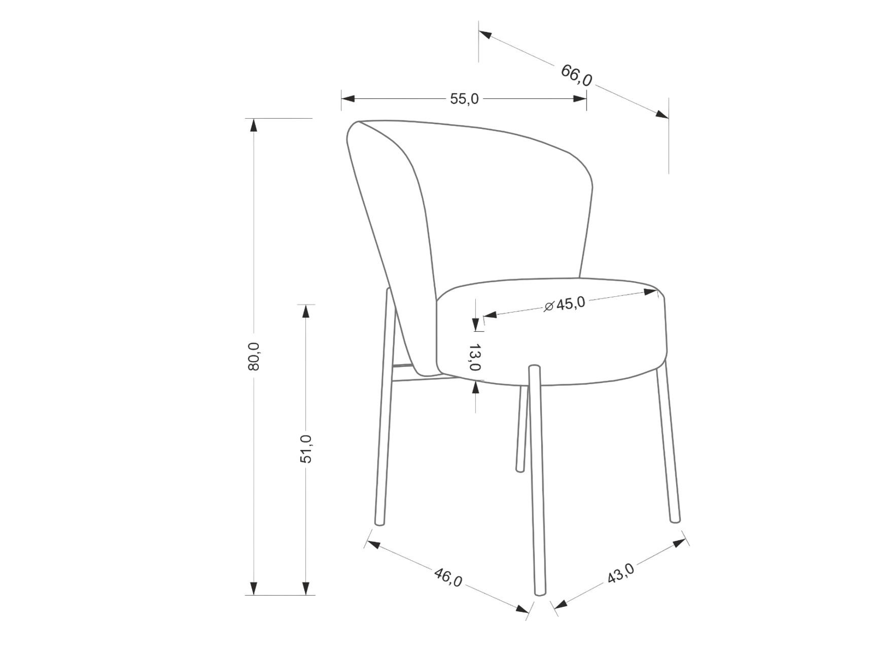 Scaun Houston 2034 (Bej)