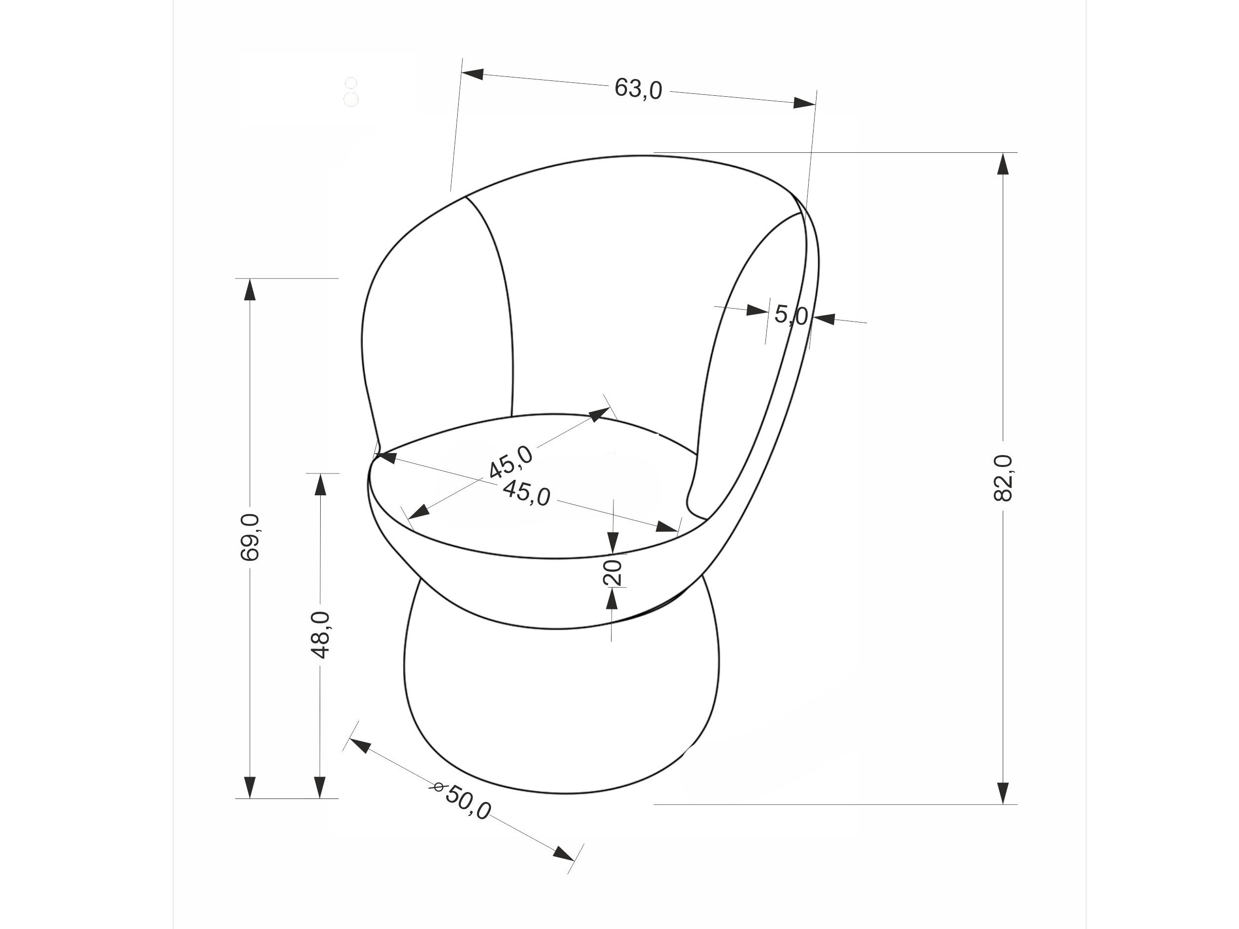 Scaun Houston 2082 (Bej)