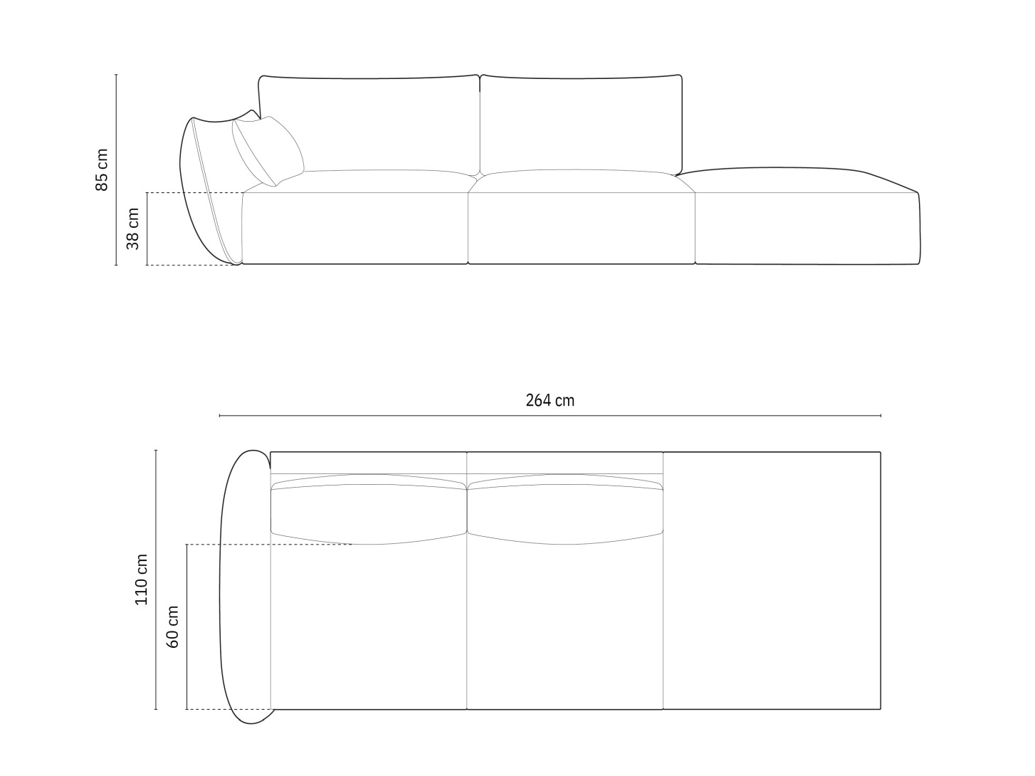 Canapea Belenoe 106 (Bluvel 19)