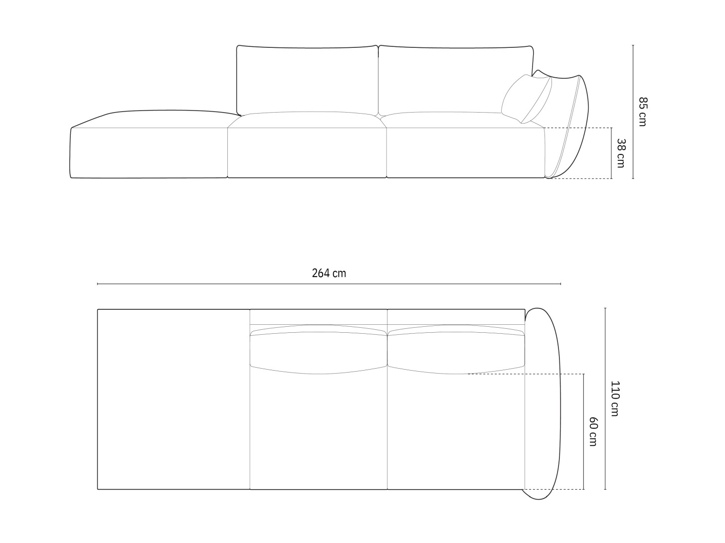 Canapea Belenoe 106 (Bluvel 22)