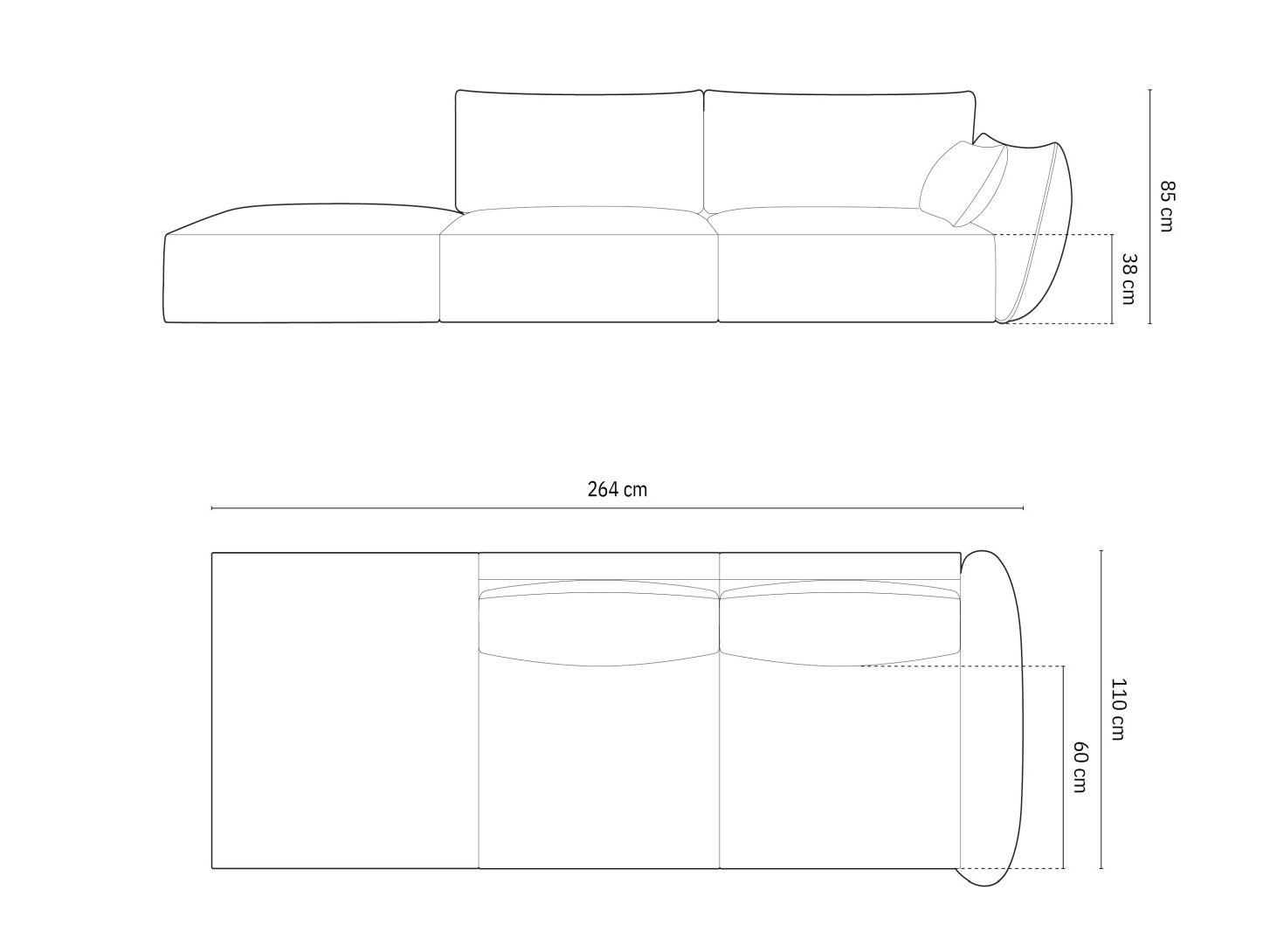 Canapea Belenoe 106 (Bluvel 86)