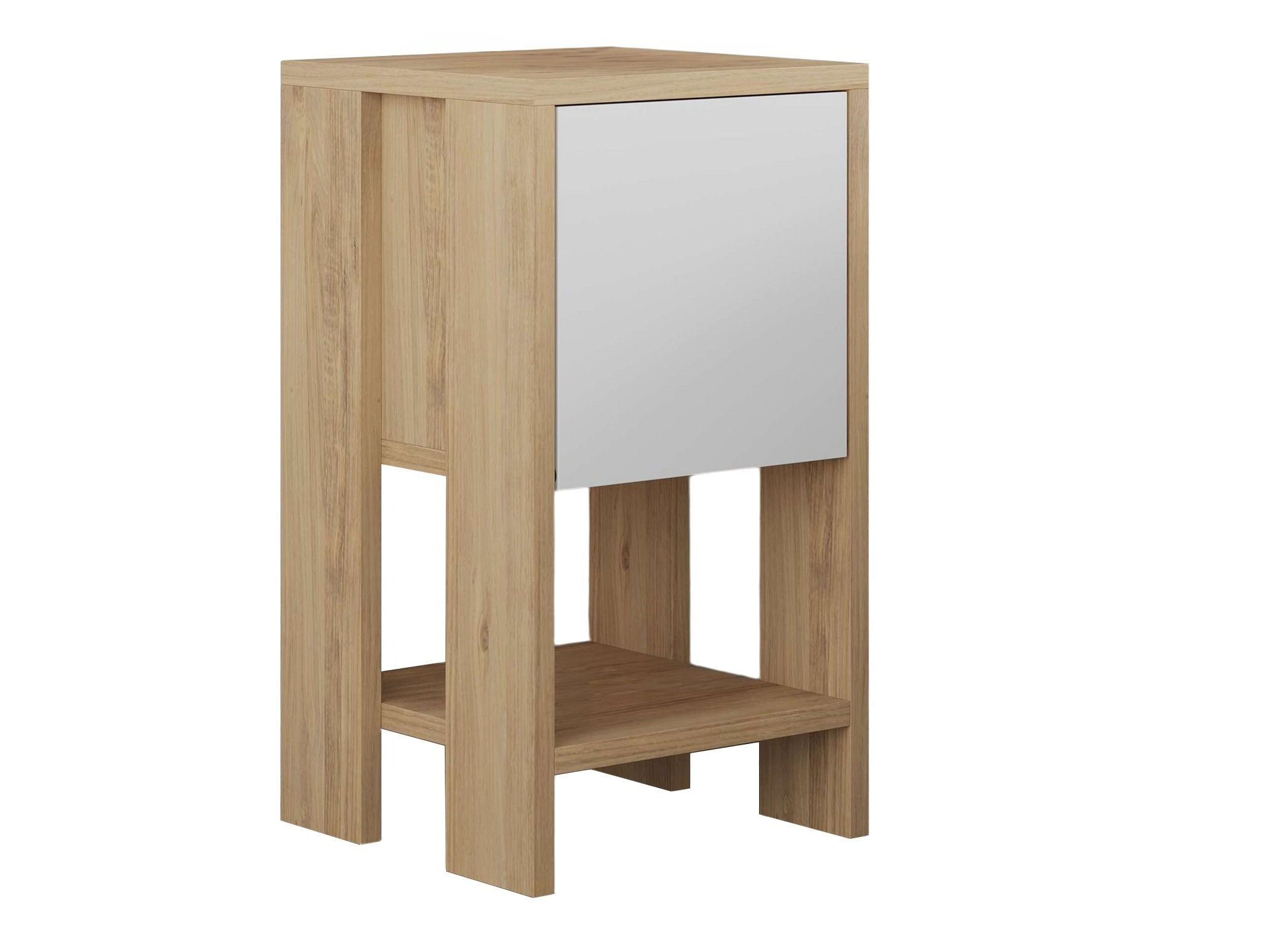 Noptieră Kailua 398 (Stejar + Alb)