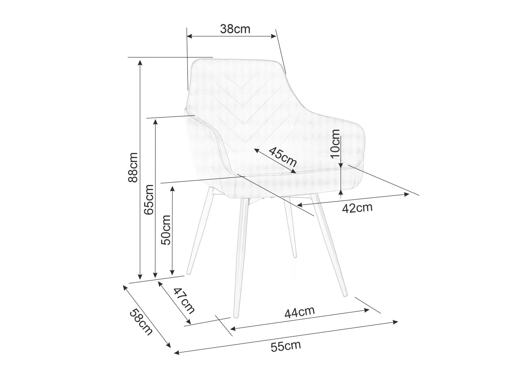 Scaun Detroit 867 (Bej)