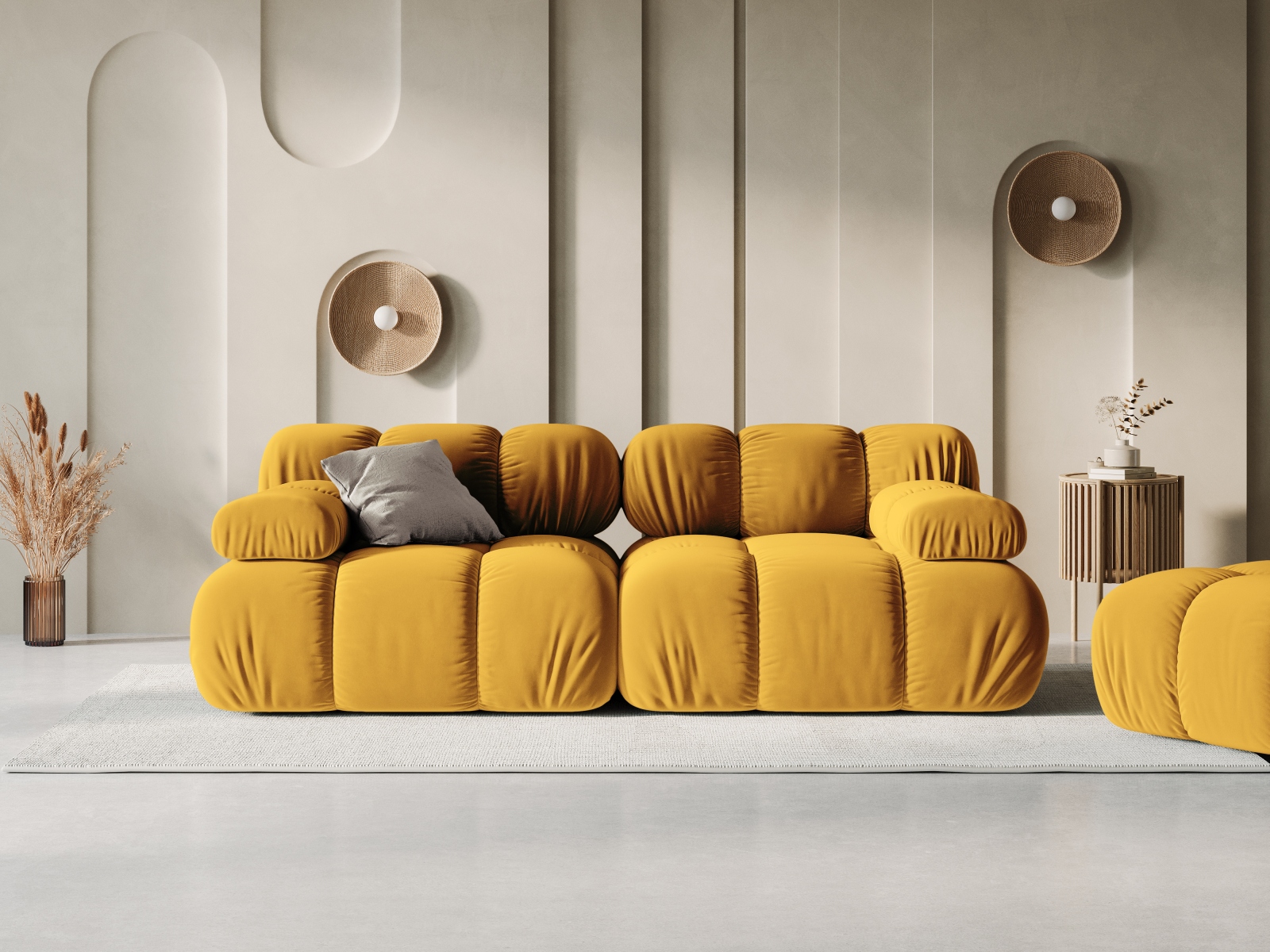 Canapea modulară Caltenu 100 (Bluvel 68)