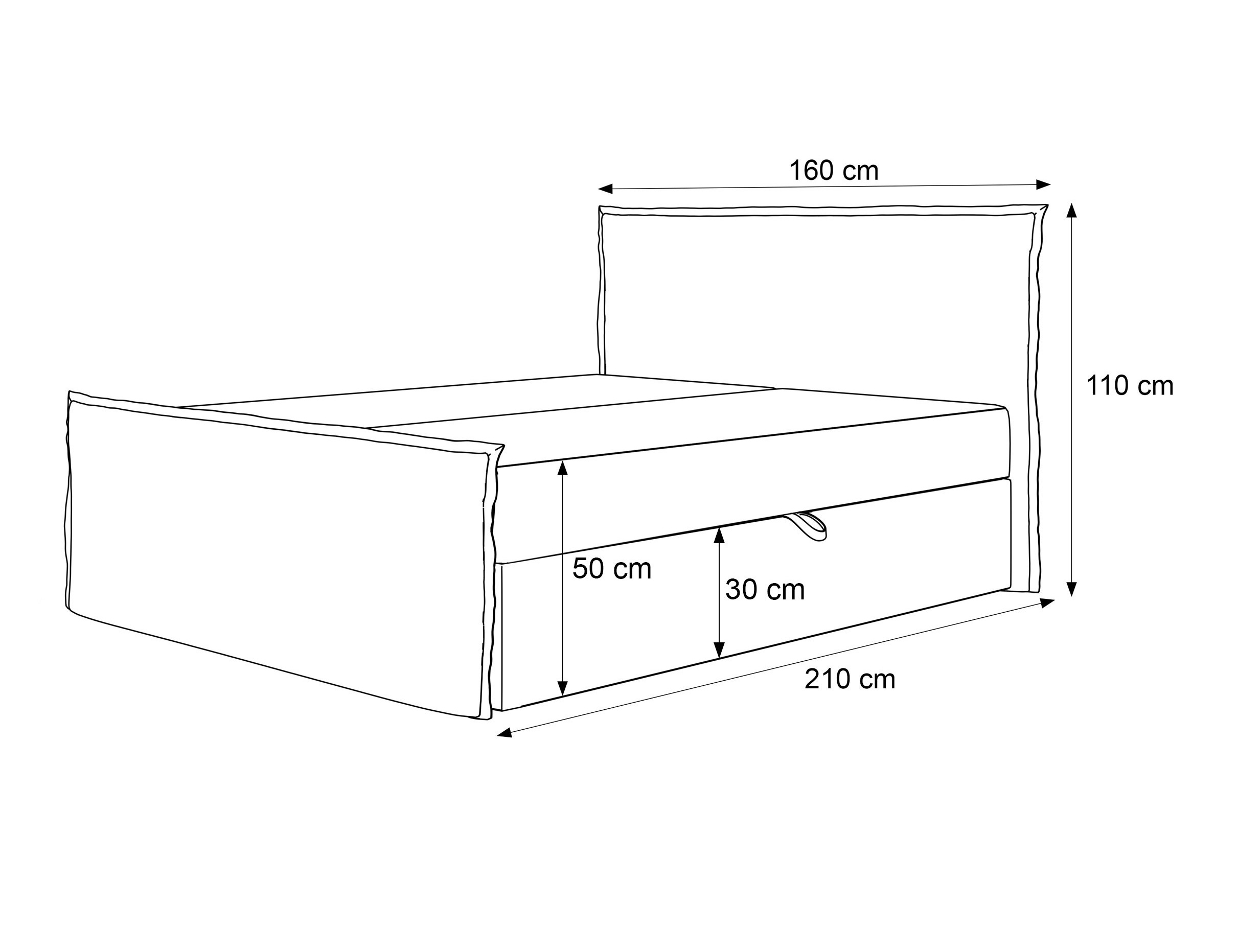 Pat boxspring Martinez 122 (Coral 10)