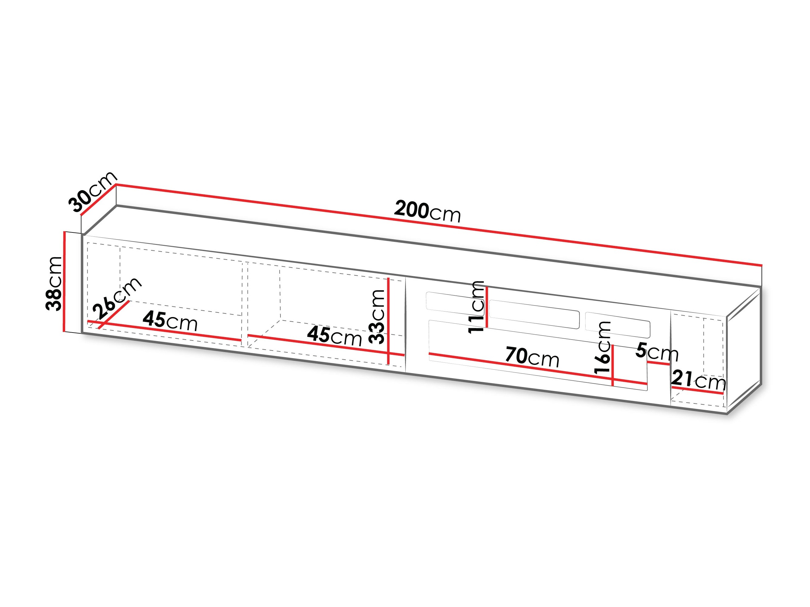 Comodă TV Species I (Cașmir)