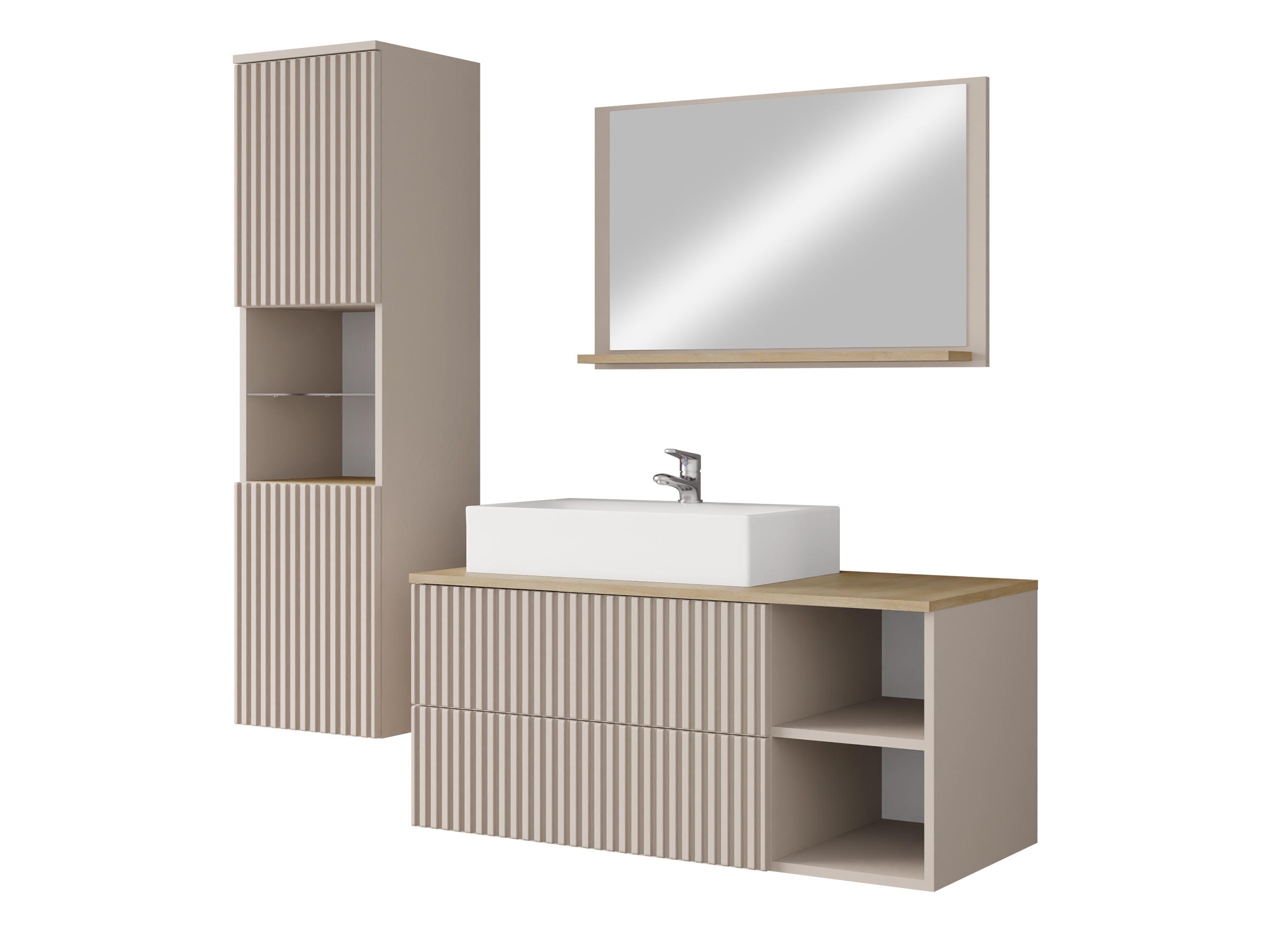 Set baie Nauta I (Cașmir + Stejar)