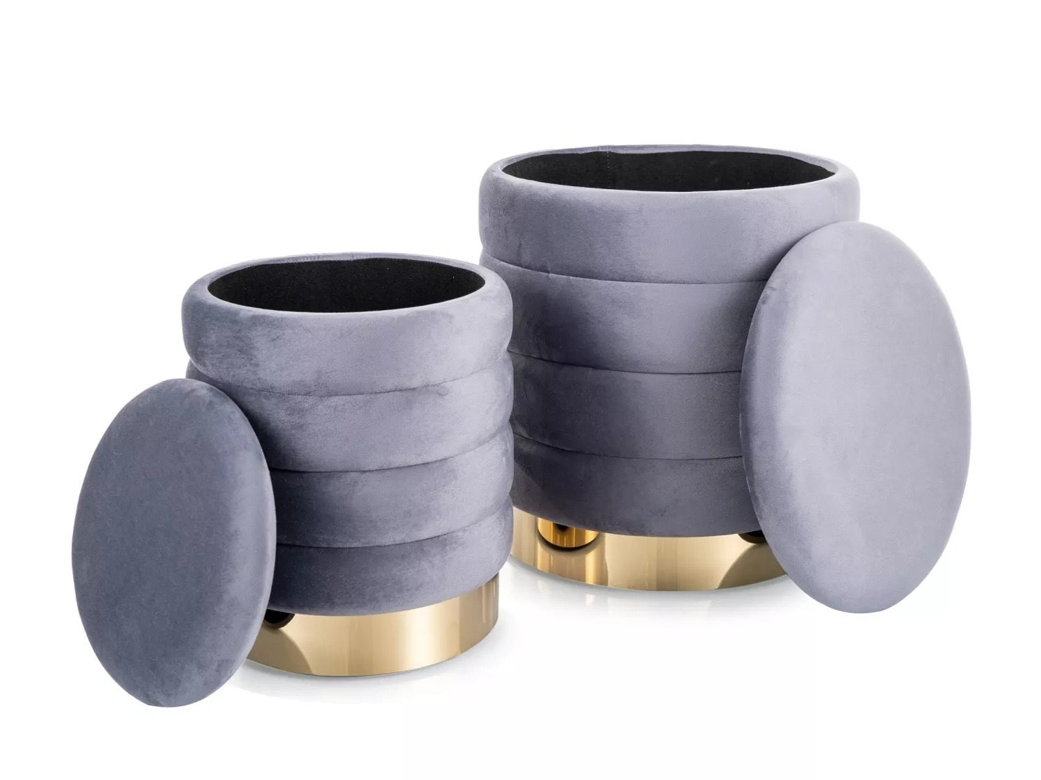 Set de tabureți Detroit 906 (Gri)