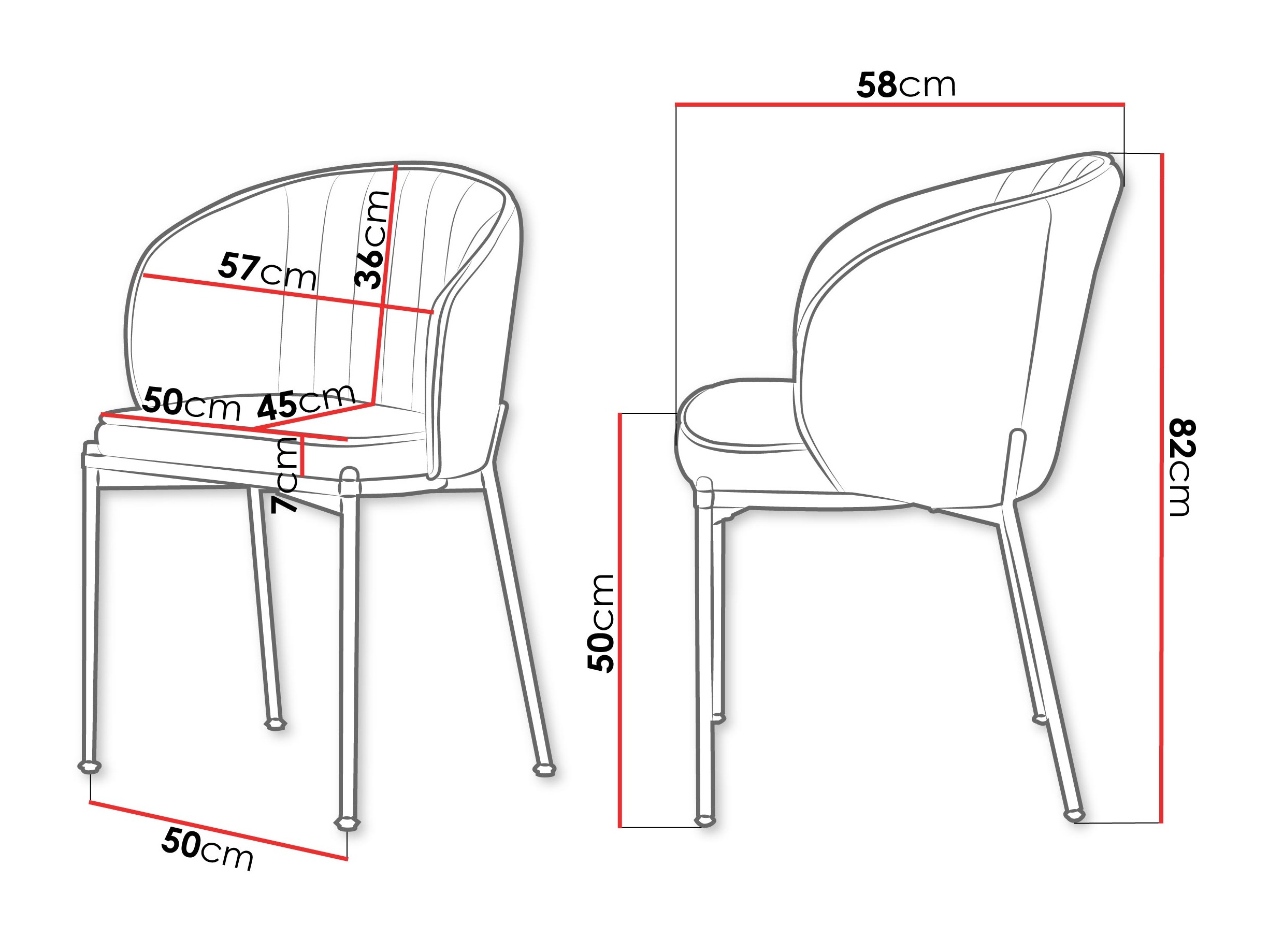 Scaun Comfivo Hilaritas XVII (Negru)