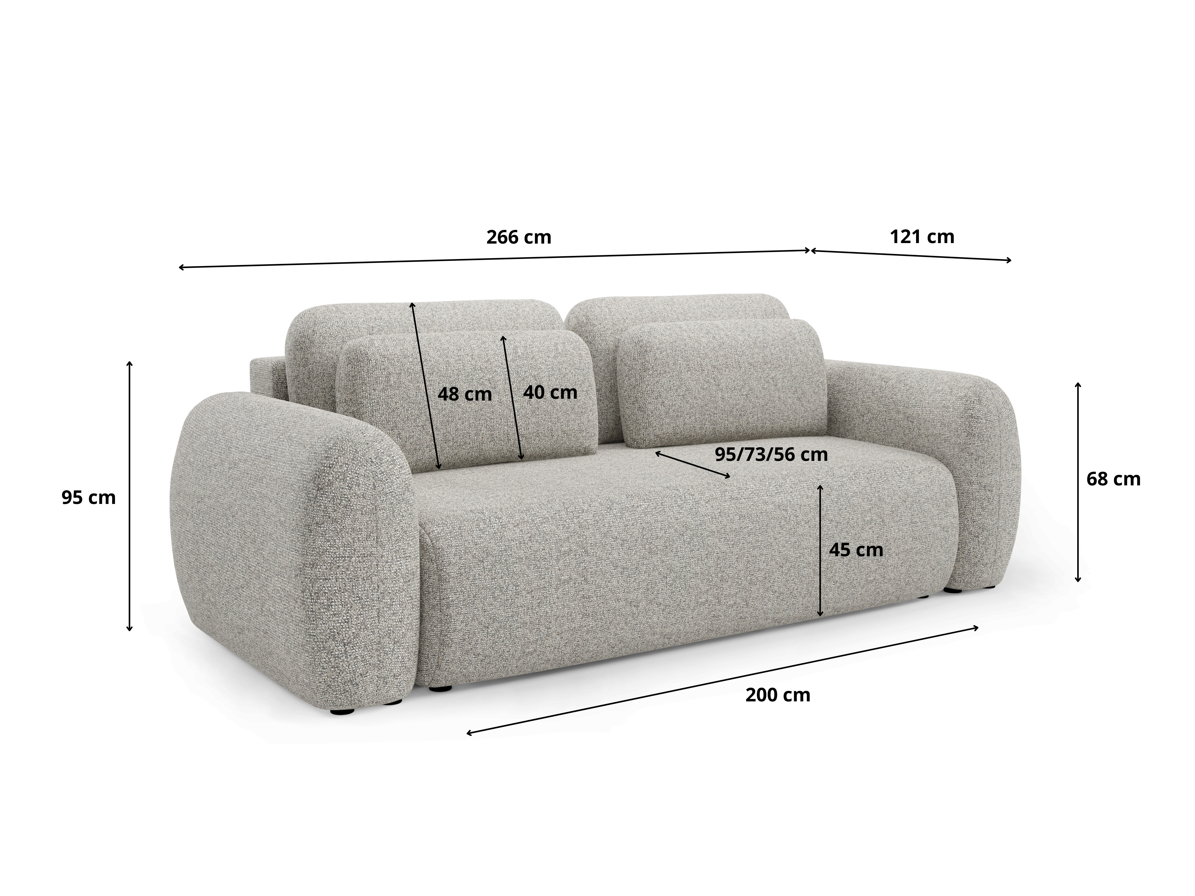 Canapea extensibilă Franklin 102 (Puente 03)