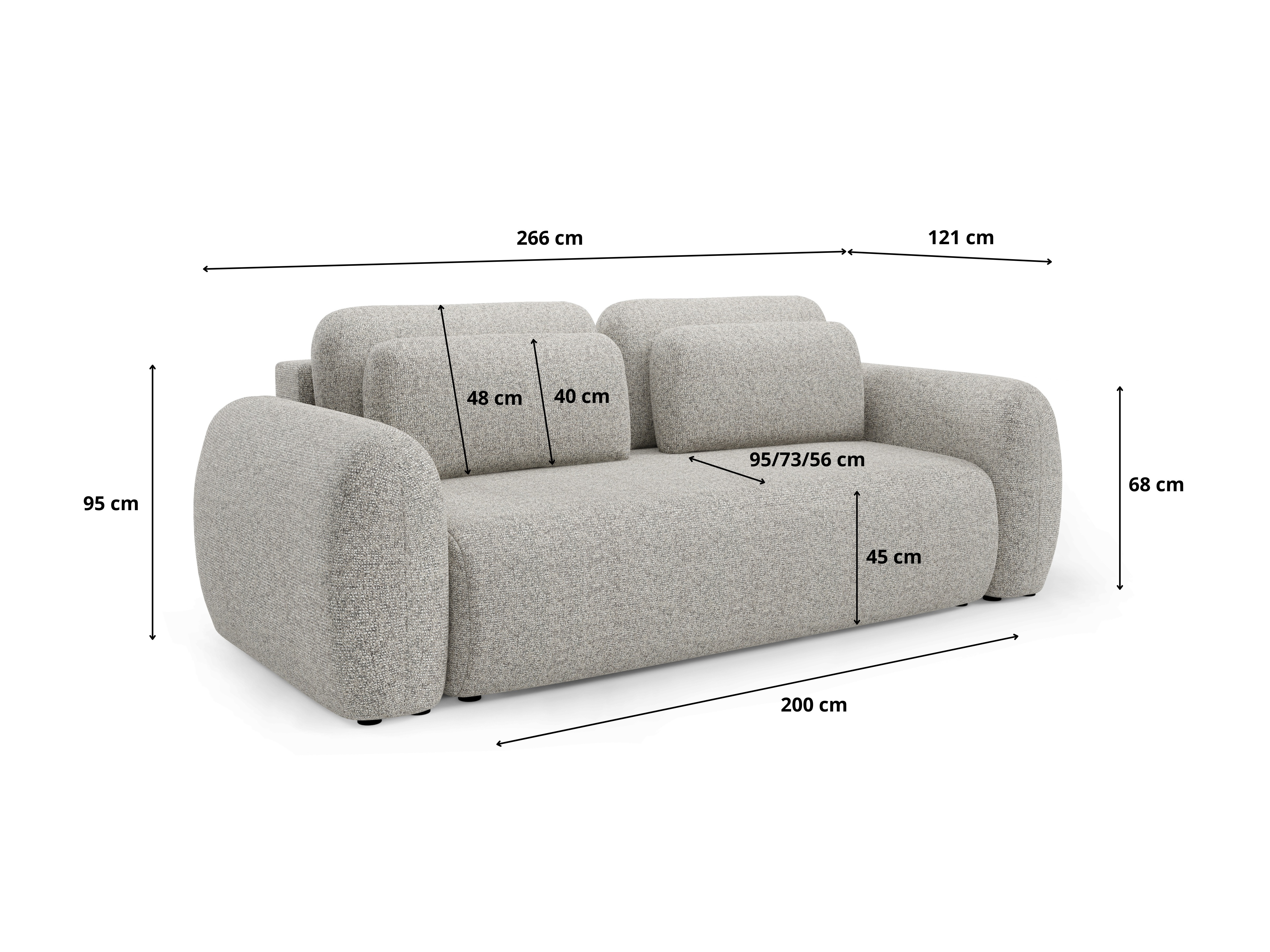 Canapea extensibilă Franklin 102 (Puente 06)