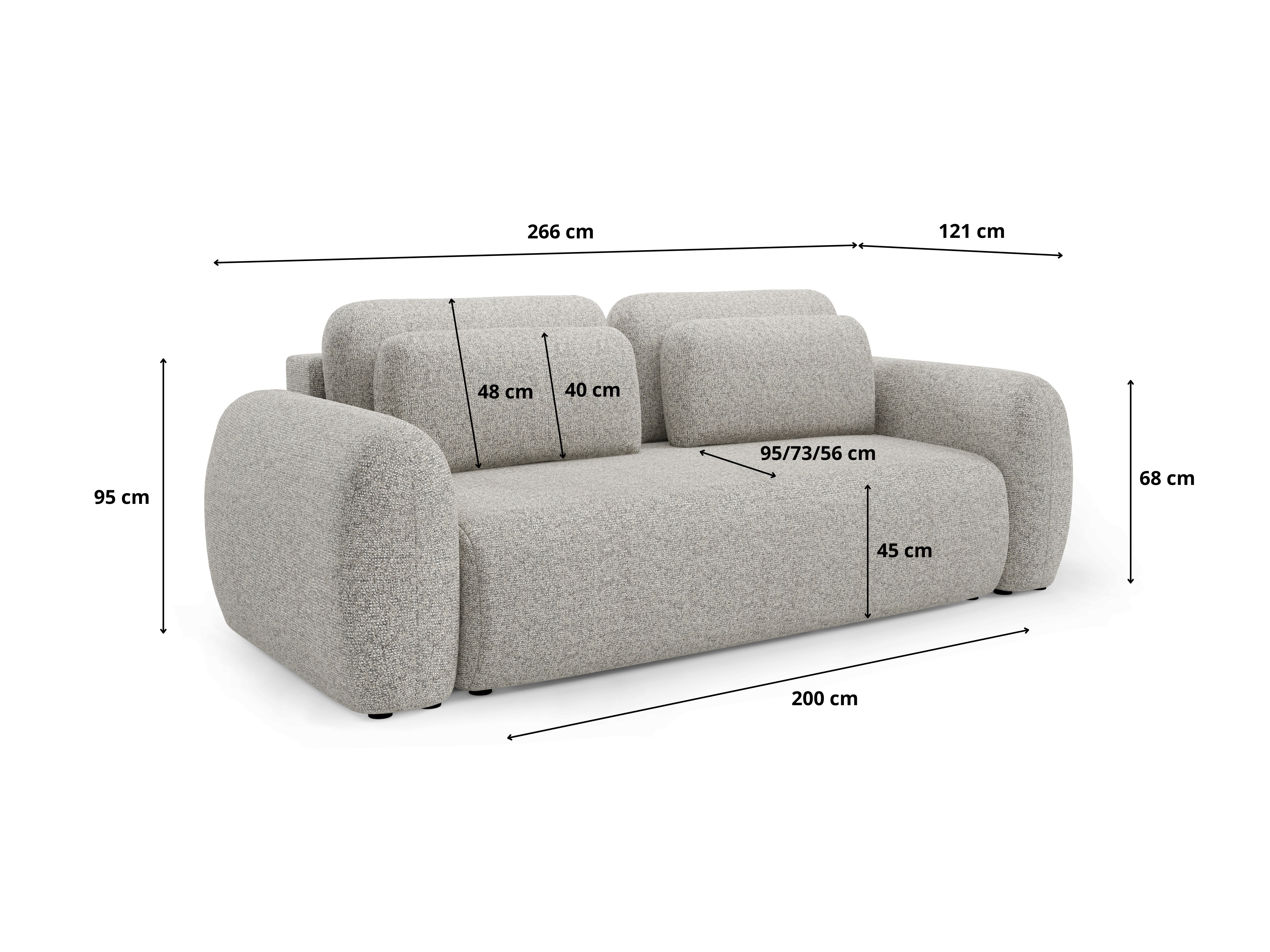 Canapea extensibilă Franklin 102 (Puente 92)