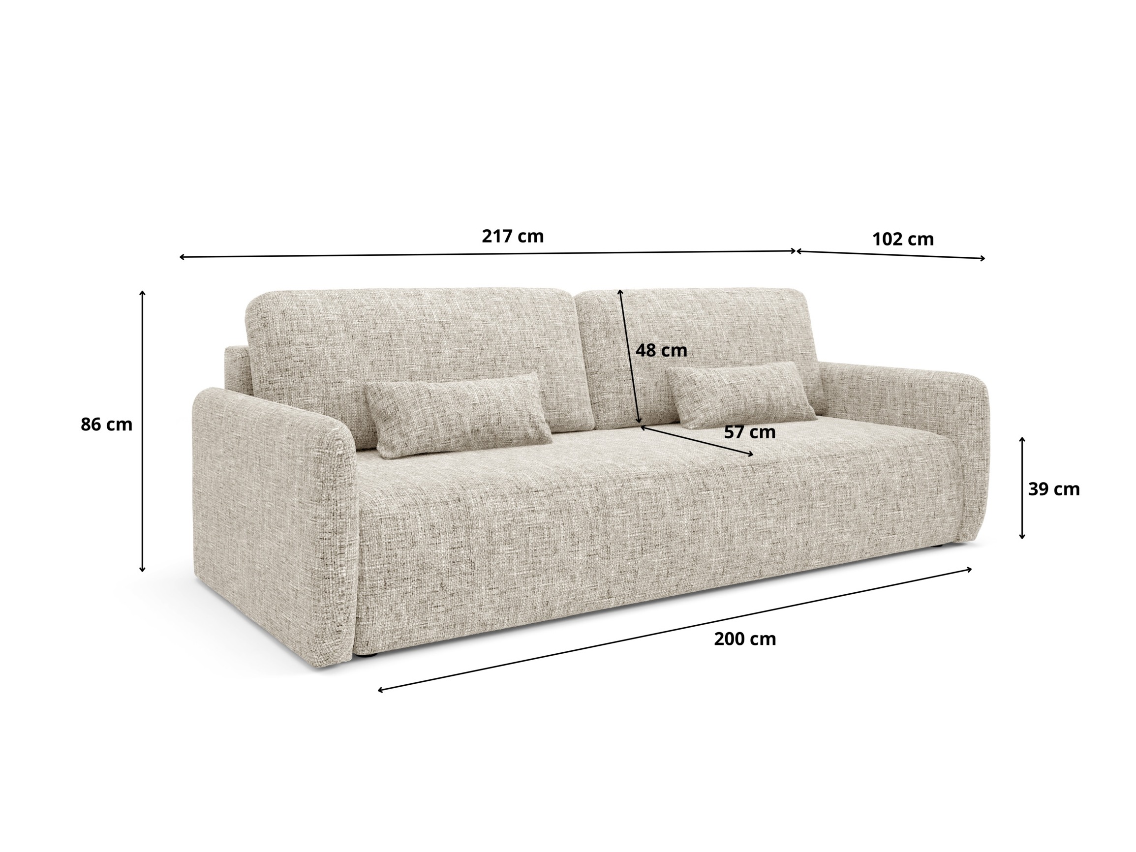 Canapea extensibilă Franklin 106 (Imo 25)