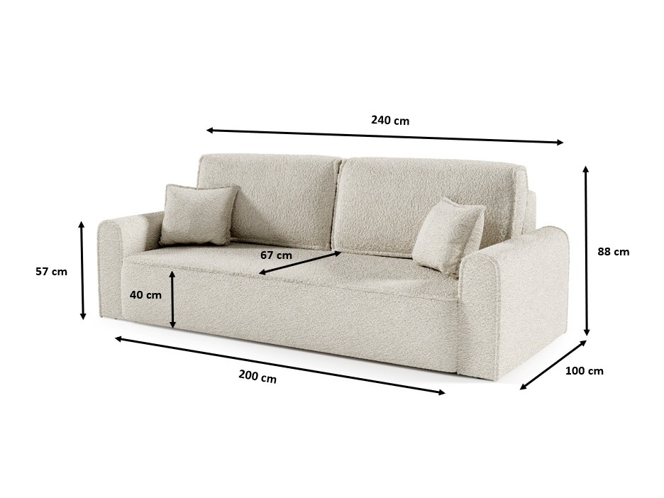 Canapea extensibilă Franklin 112 (Abriamo 01)