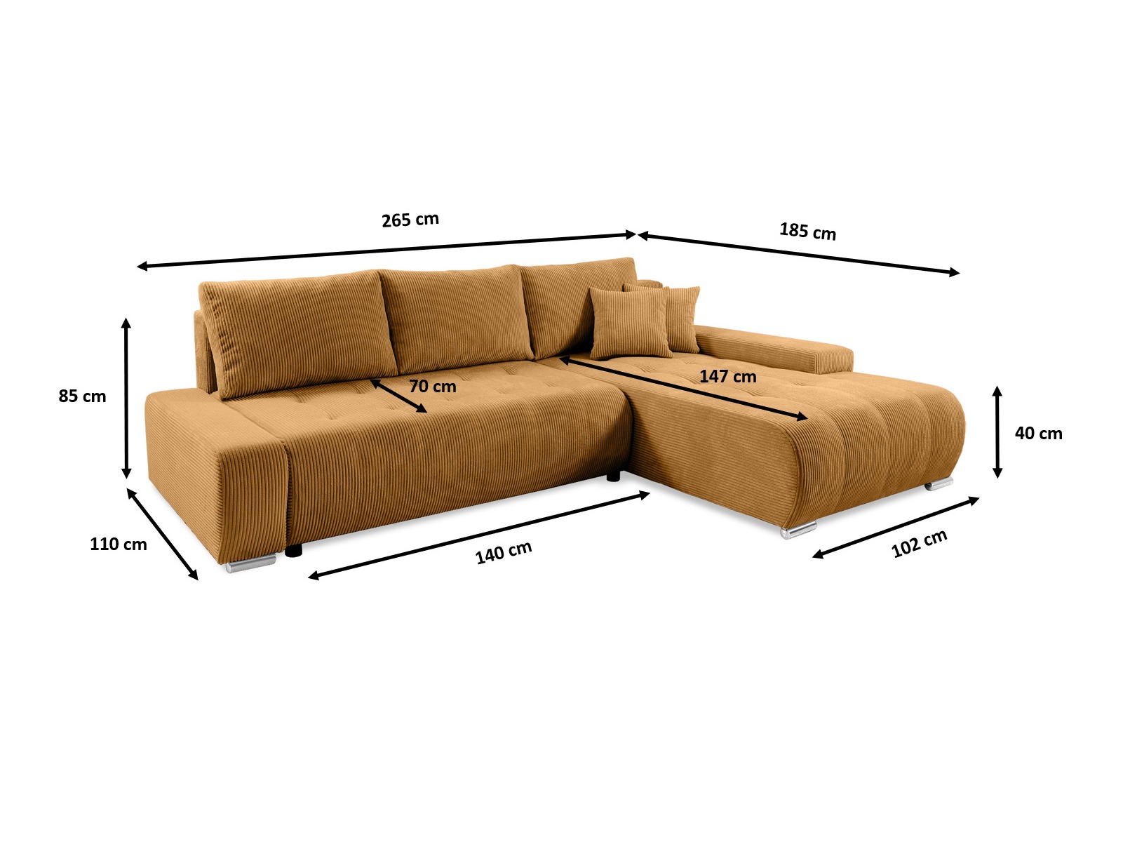 Colțar Franklin 110 (Poso 14)