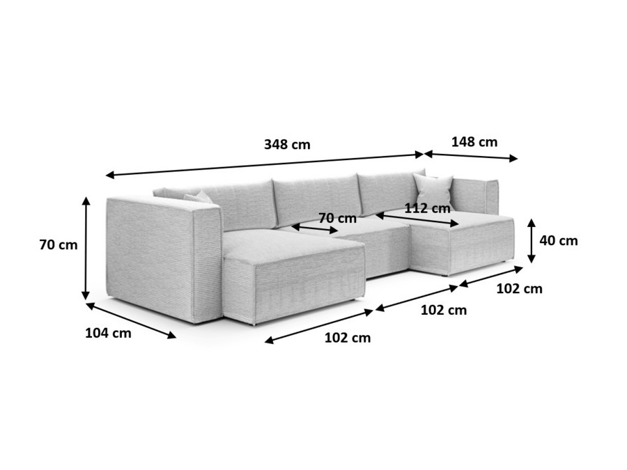 Colțar Franklin 114 (Poso 100)