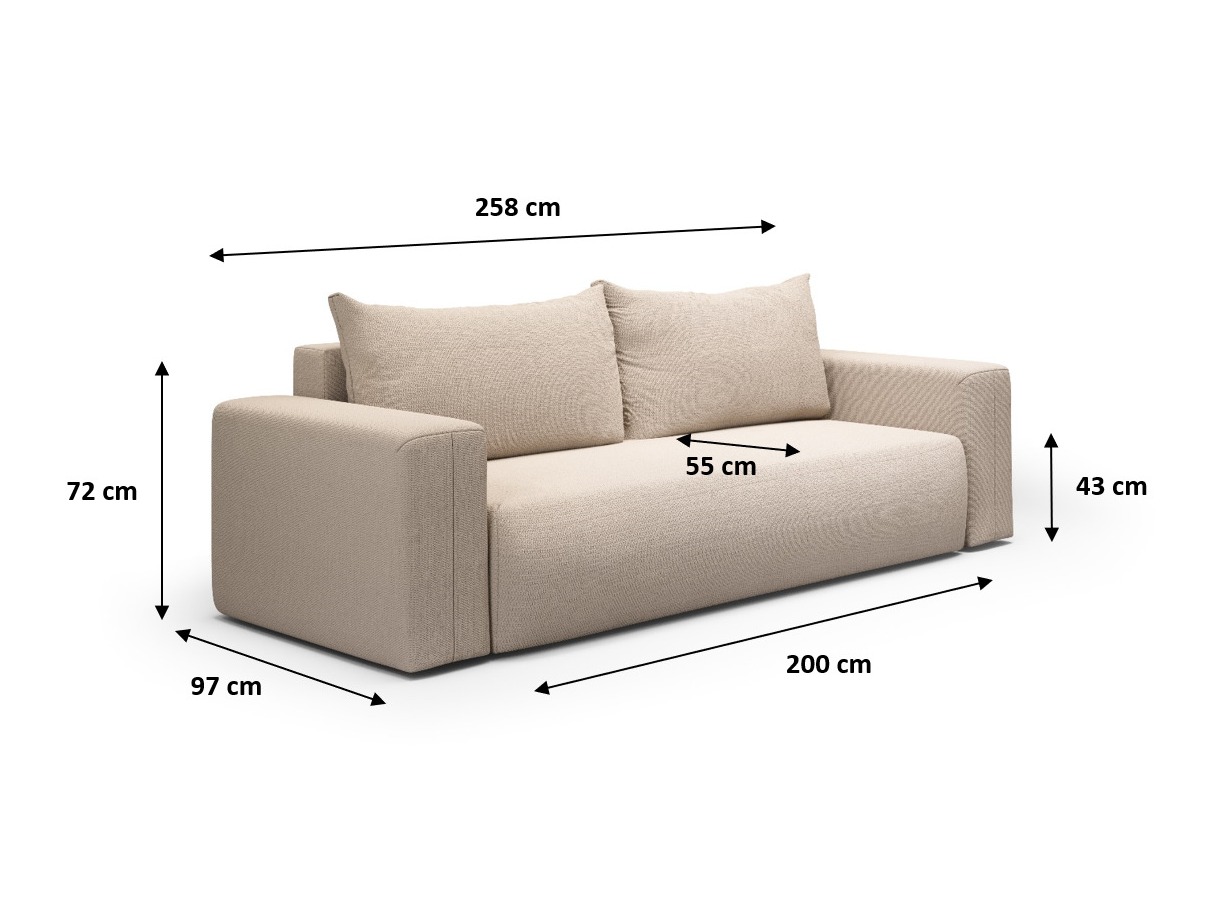Canapea extensibilă Lirdomo 103 (Aragon 01)