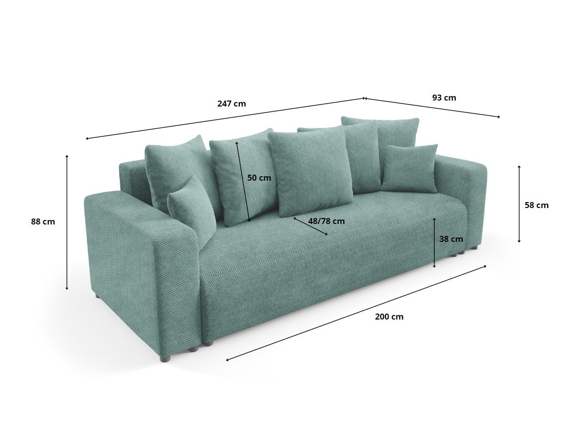 Canapea extensibilă Franklin 138 (Onega 06)