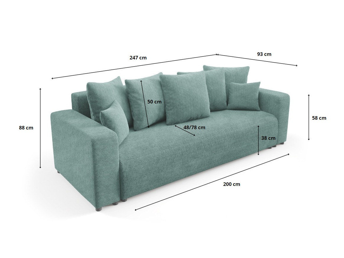 Canapea extensibilă Franklin 138 (Onega 07)