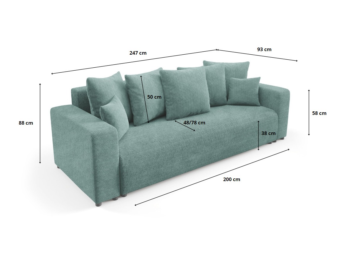 Canapea extensibilă Franklin 138 (Onega 10)