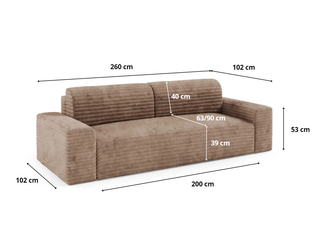 Canapea extensibilă Franklin 139 (Tilia 75)