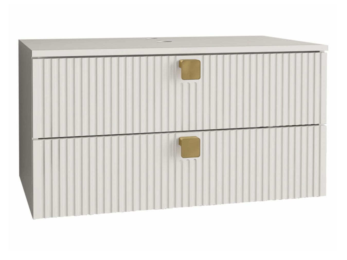 Cabinet atârnat pentru baie Panium (Alb)