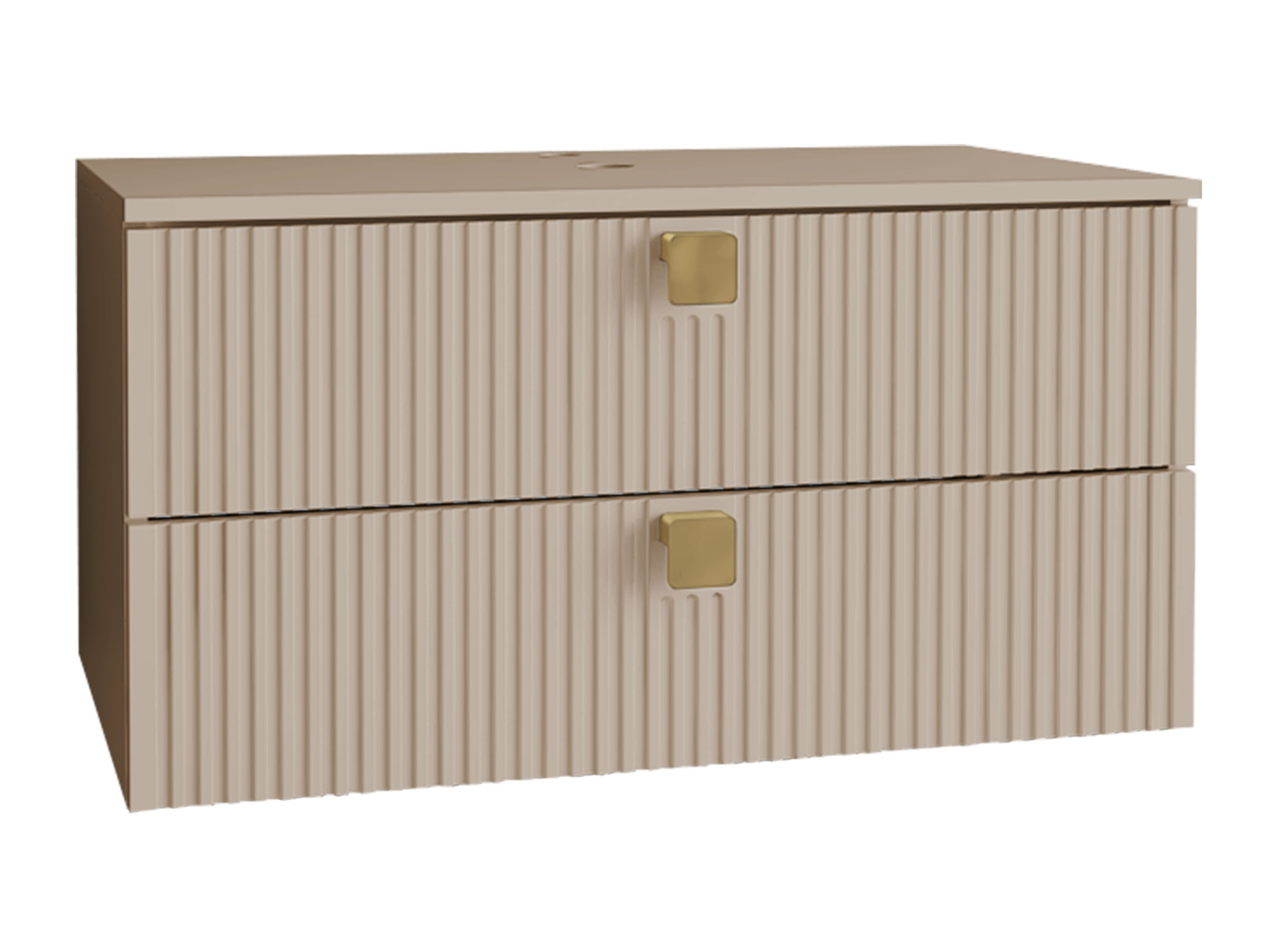 Cabinet atârnat pentru baie Panium (Maro deschis)