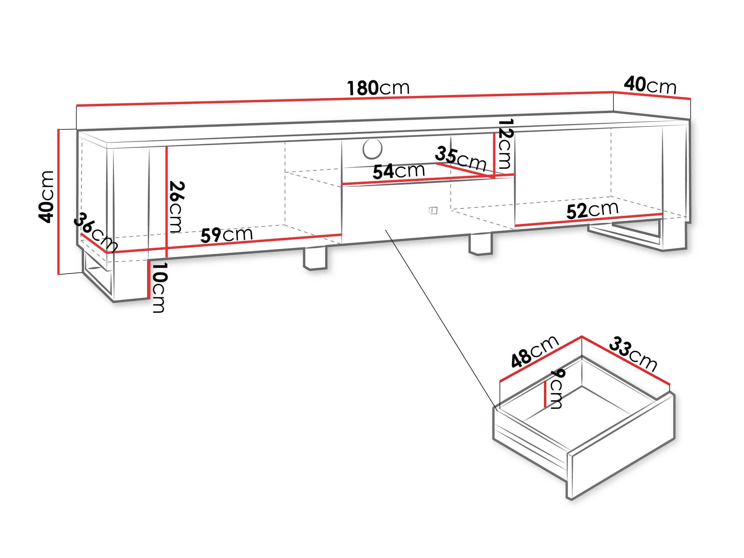 Comodă TV Comfivo Vestora