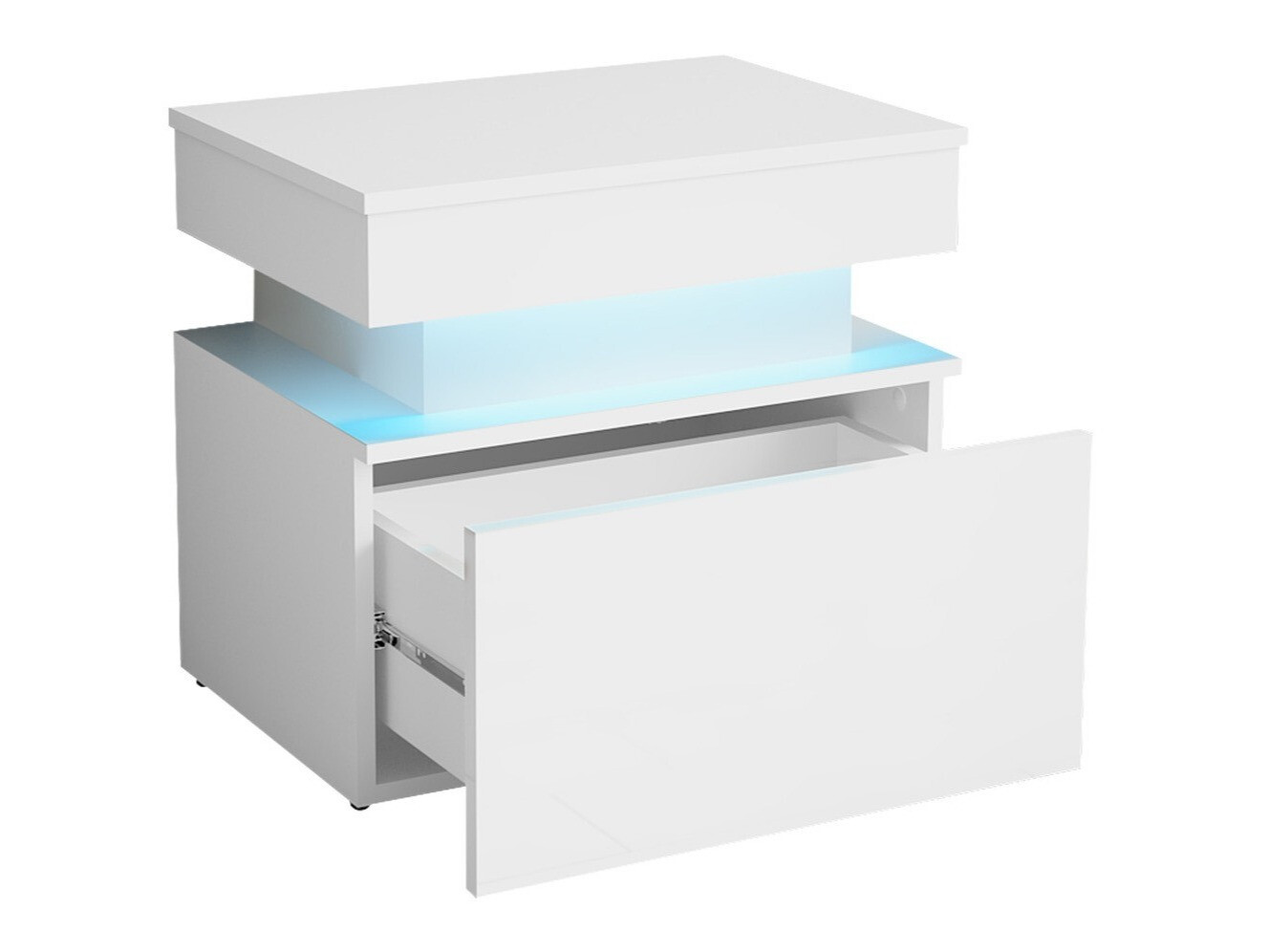 Noptieră Monfero (Negru + Negru lucios)