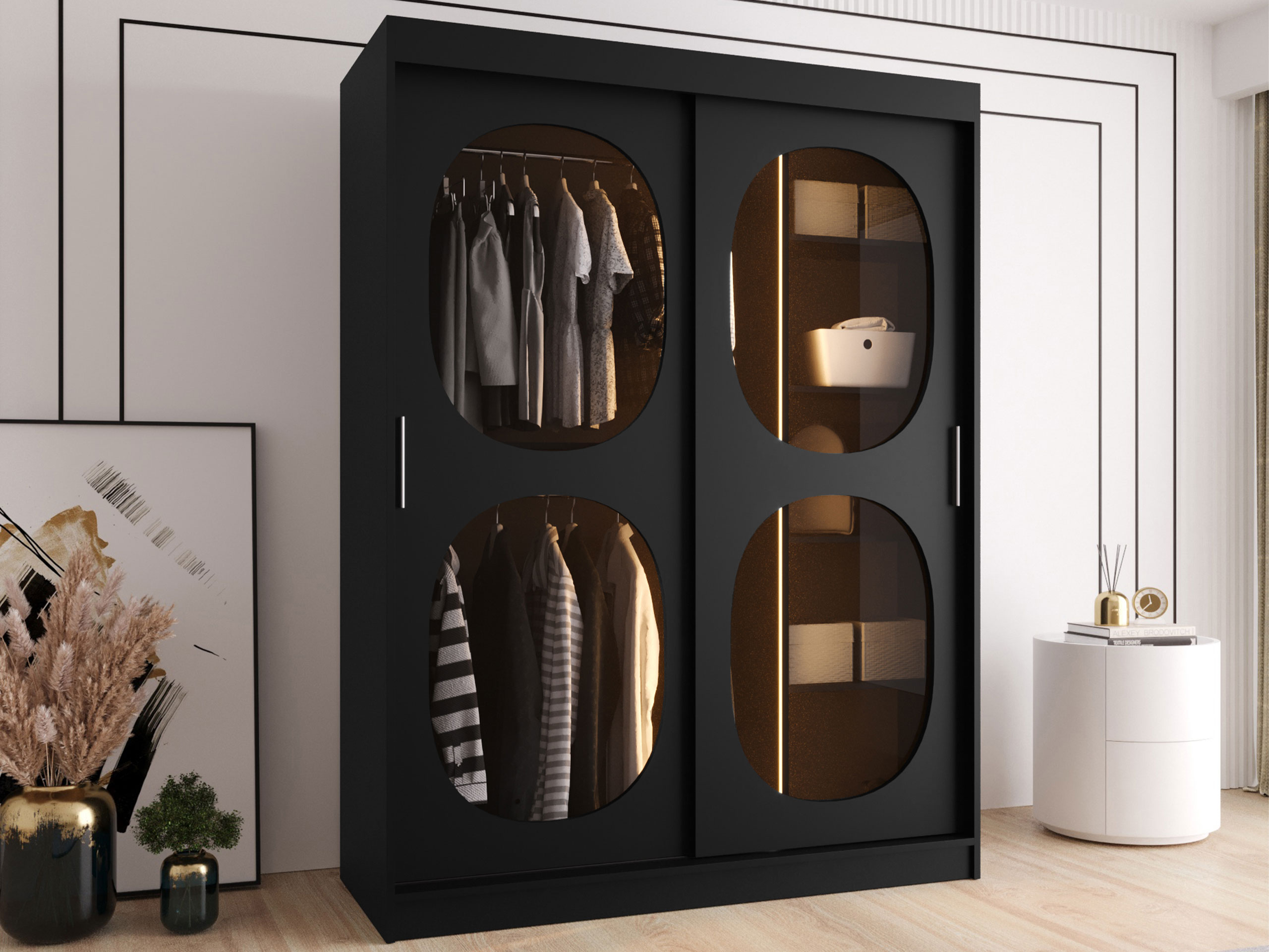 Dulap Hartford 527 (Negru)
