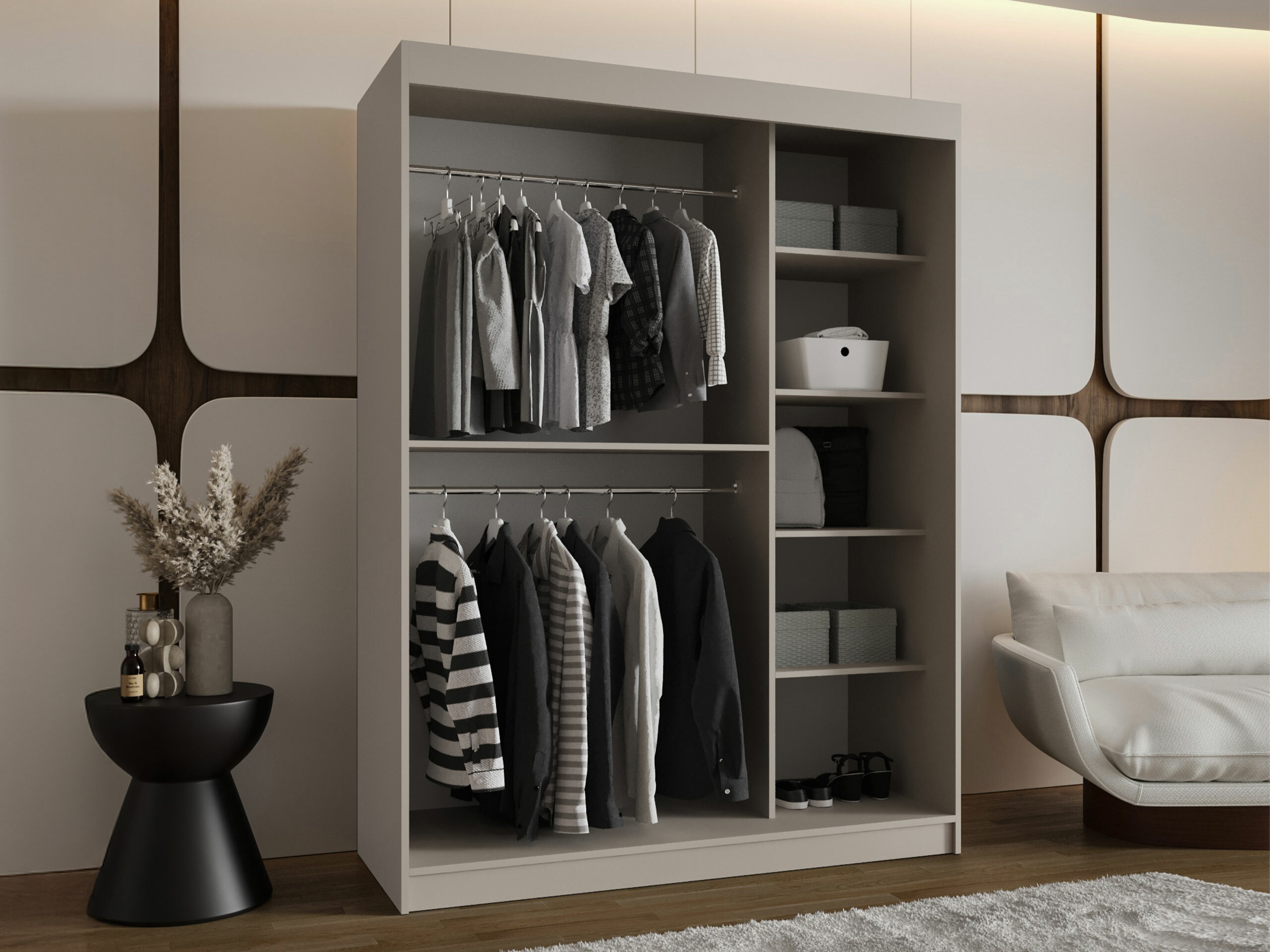 Dulap Hartford 527 (Negru)