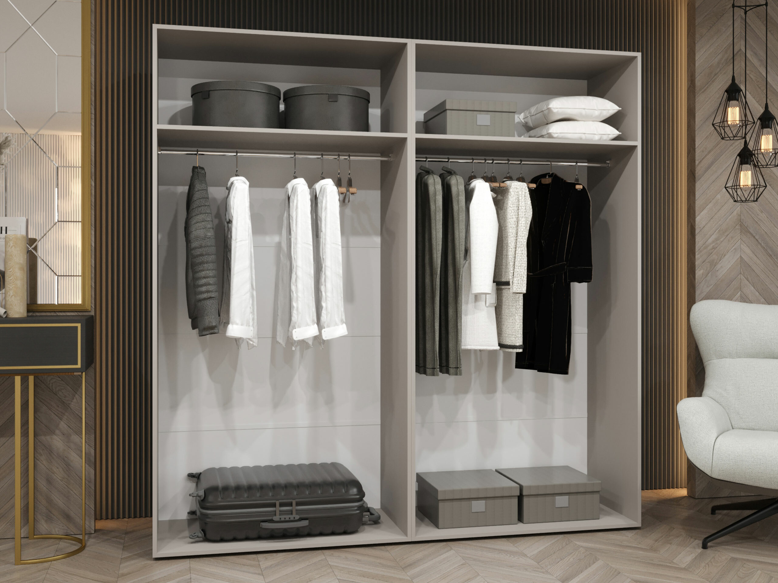 Dulap Hartford 537 (Negru)