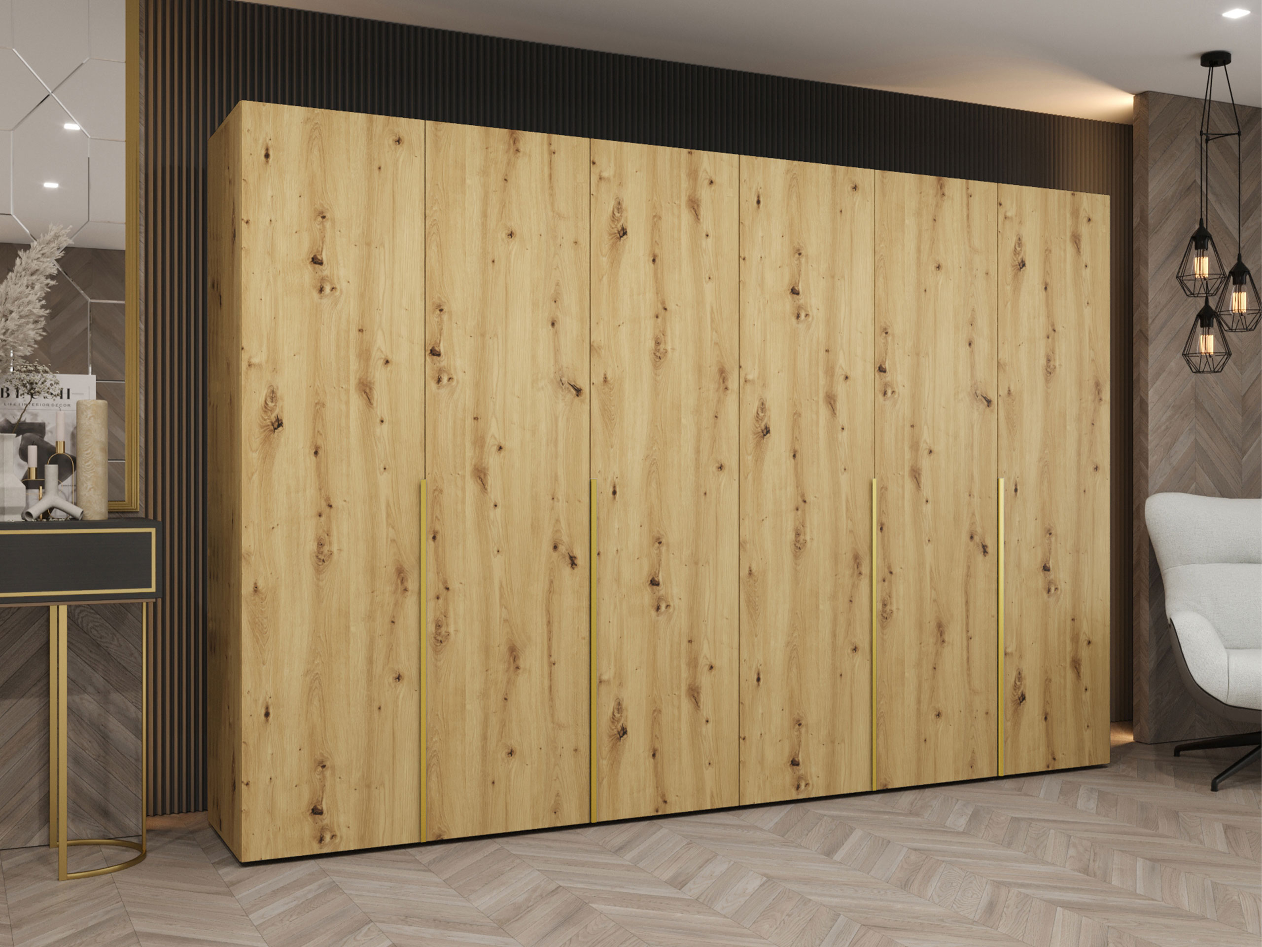 Dulap Hartford 539 (Stejar artizan)