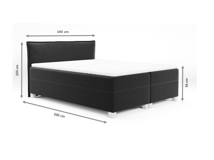 Pat boxspring Franklin 165 (Kronos 09)