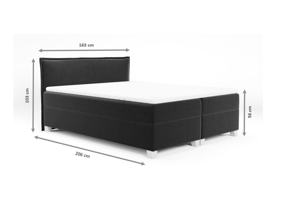 Pat boxspring Franklin 165 (Kronos 22)