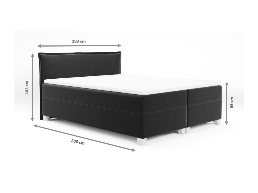 Pat boxspring Franklin 165 (Kronos 22)