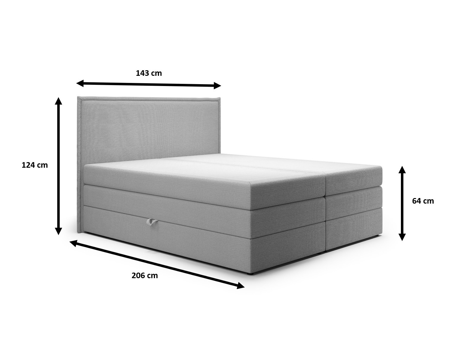Pat boxspring Franklin 171 (Aragon 03)