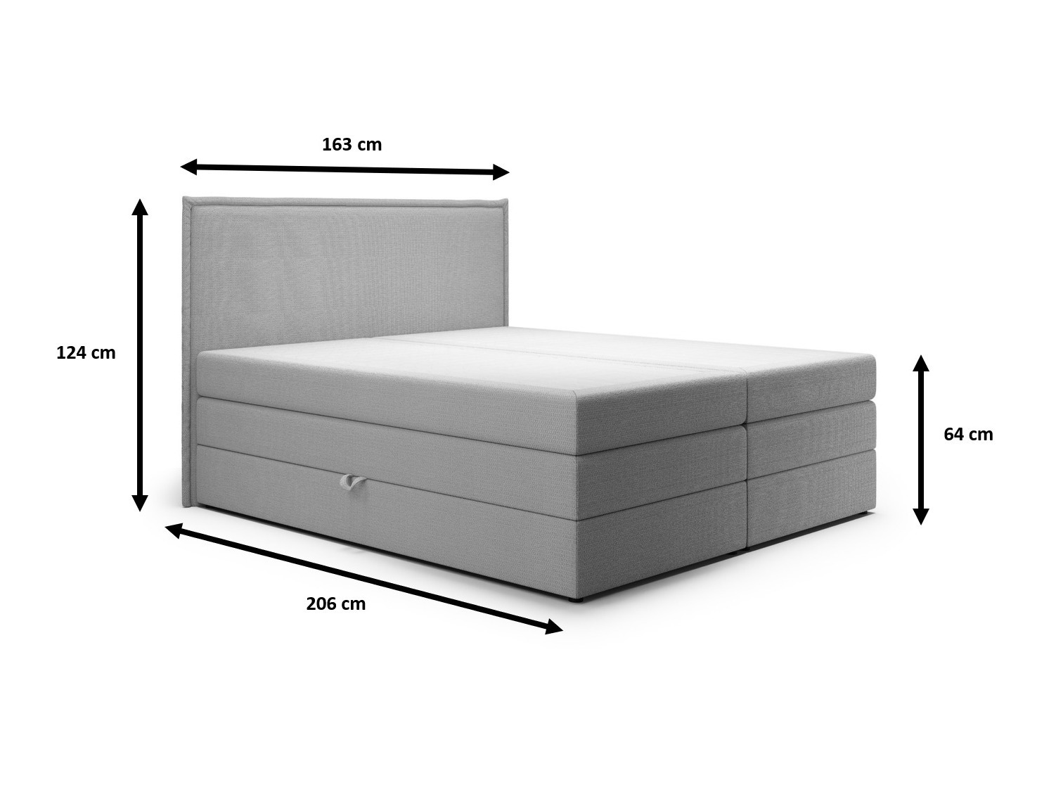 Pat boxspring Franklin 171 (Aragon 93)