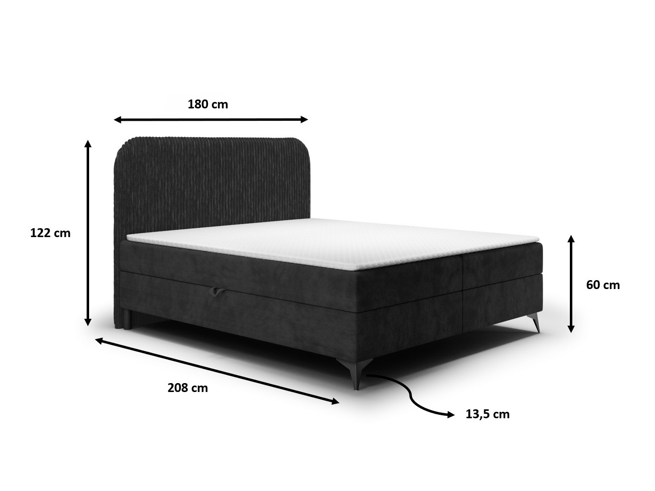 Pat boxspring Franklin 173 (Tilia 03 + Manila 01)