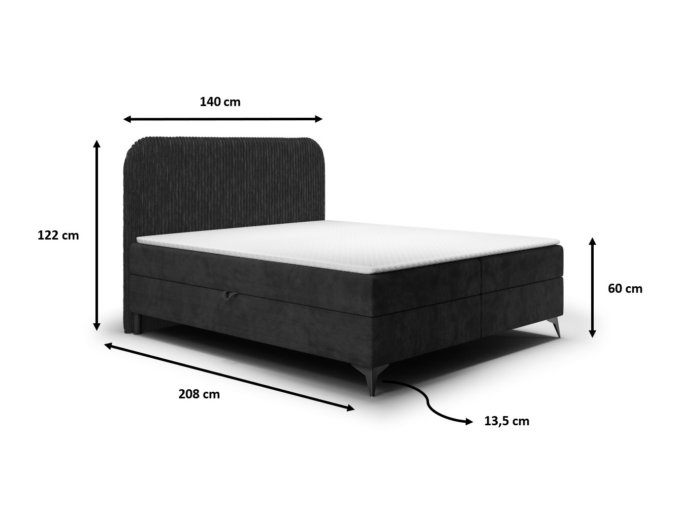 Pat boxspring Franklin 173 (Tilia 90 + Manila 16)