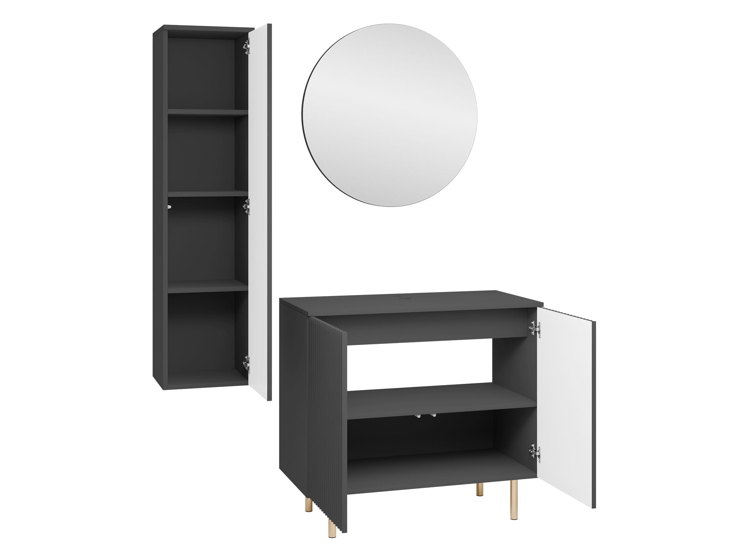 Set baie Decus II (Negru)