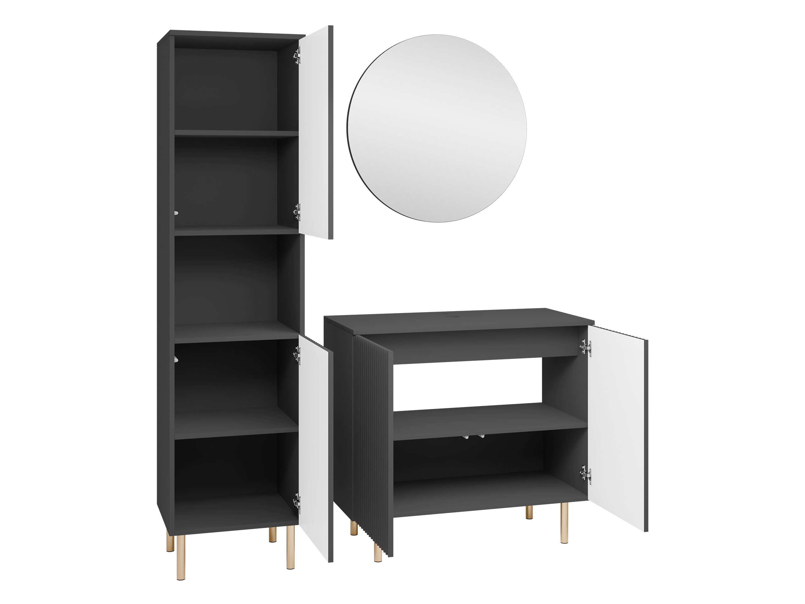 Set baie Decus III (Negru)