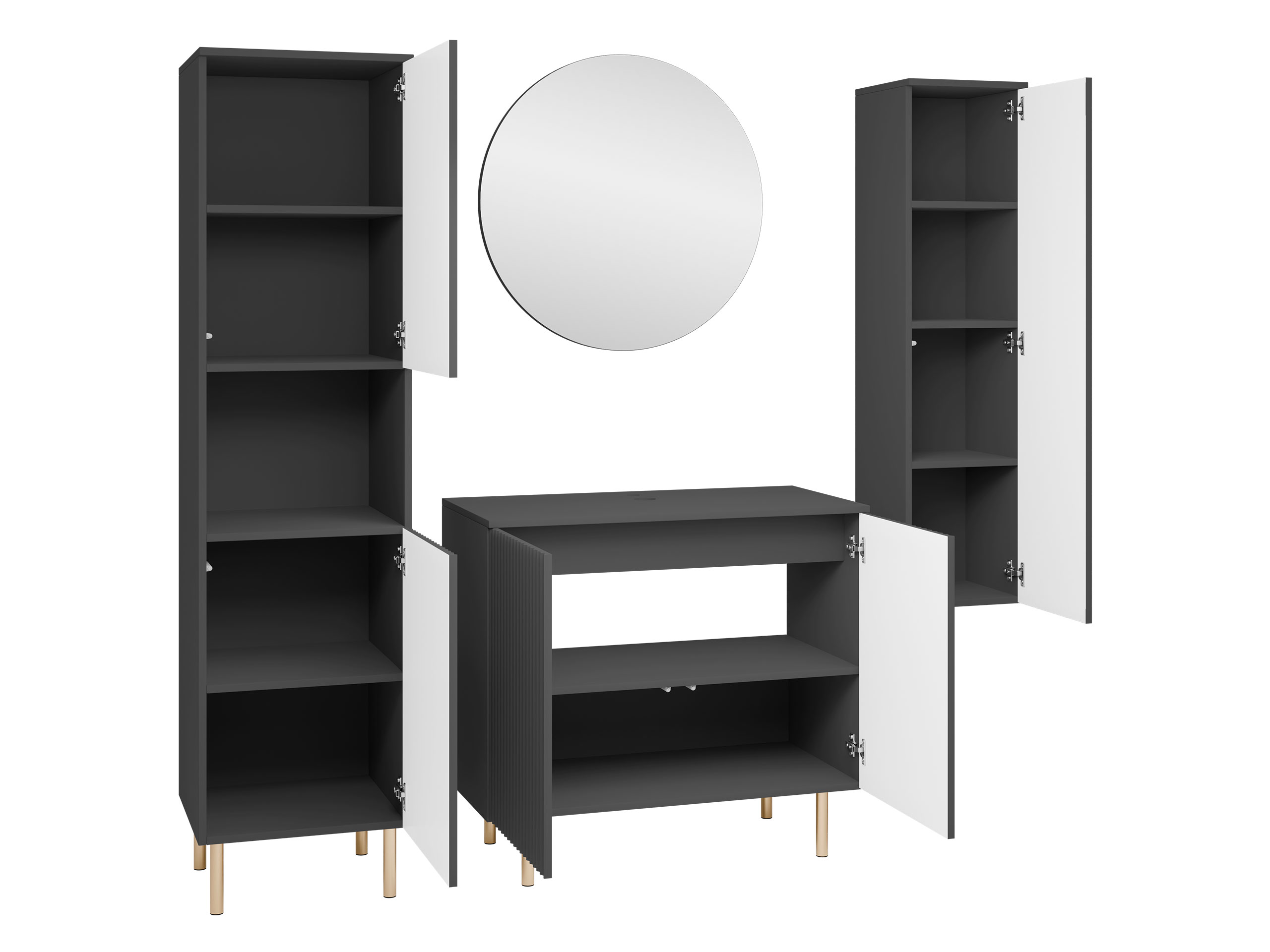 Set baie Decus V (Negru)