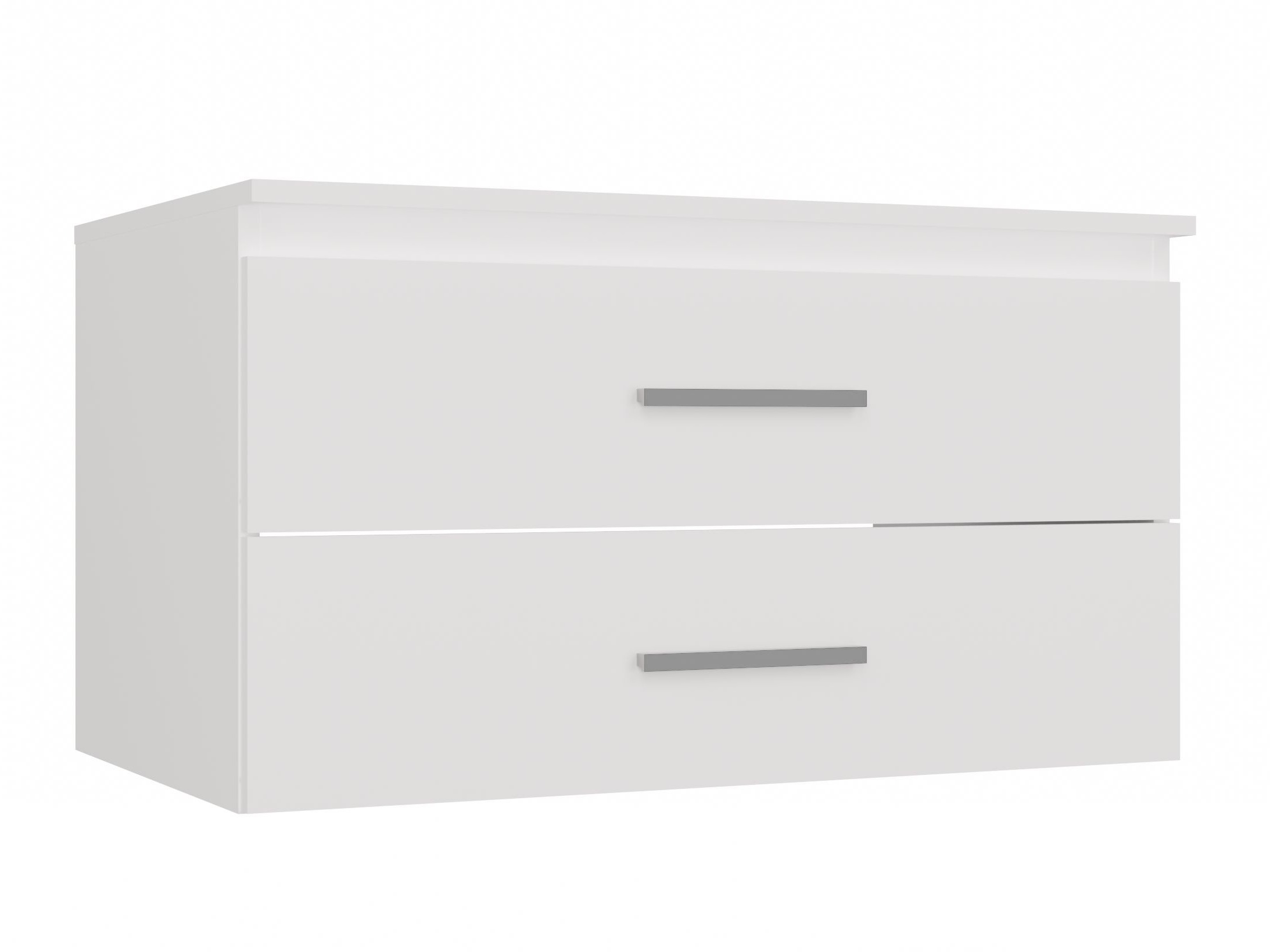 Cabinet atârnat pentru baie Nolmaru 113 (Alb)